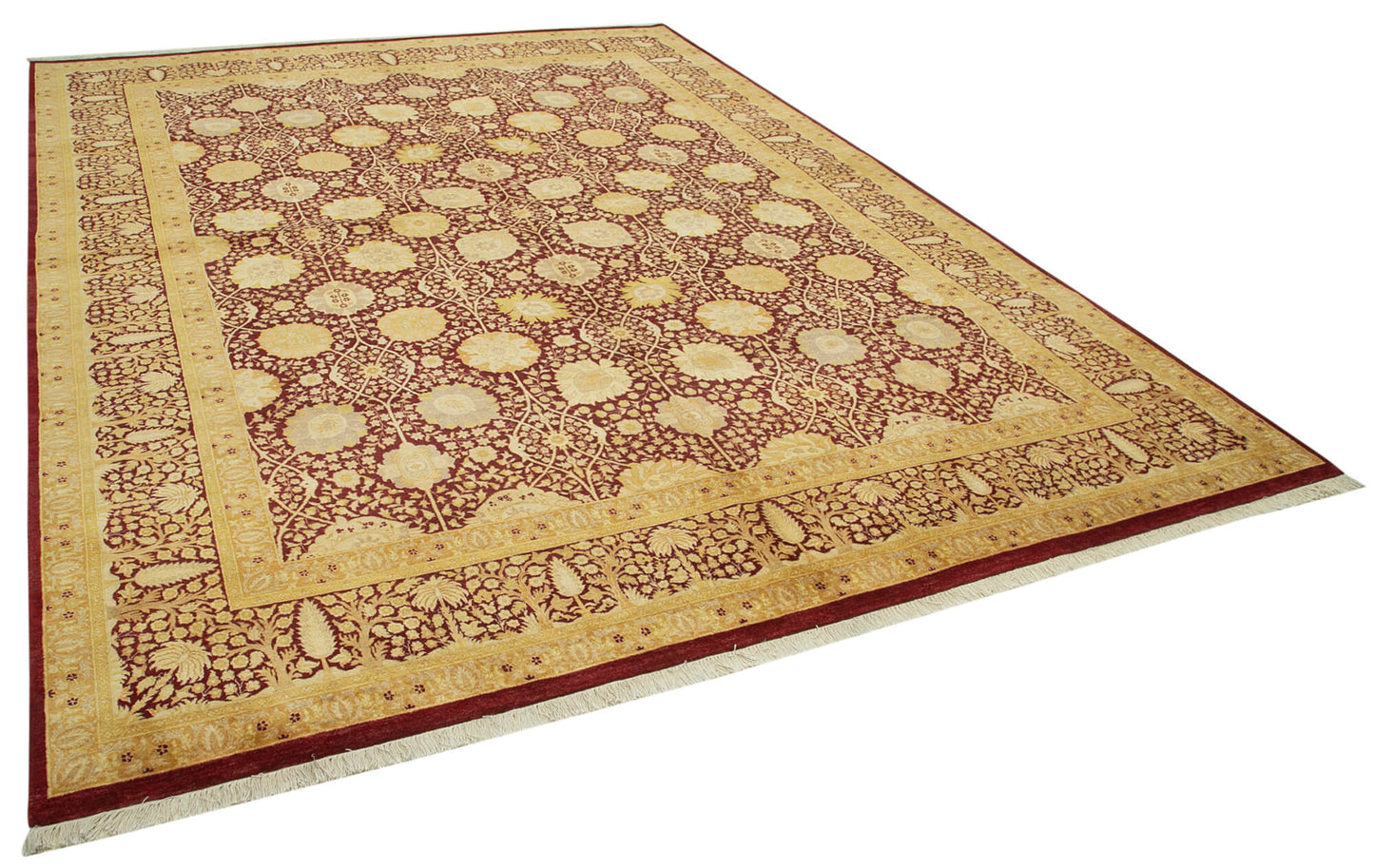 9x12 Yellow Oushak Rug - 35872