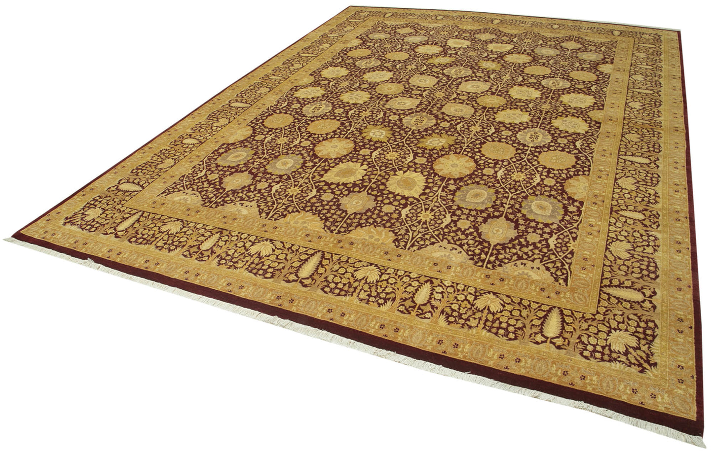 9x12 Yellow Oushak Rug - 35872