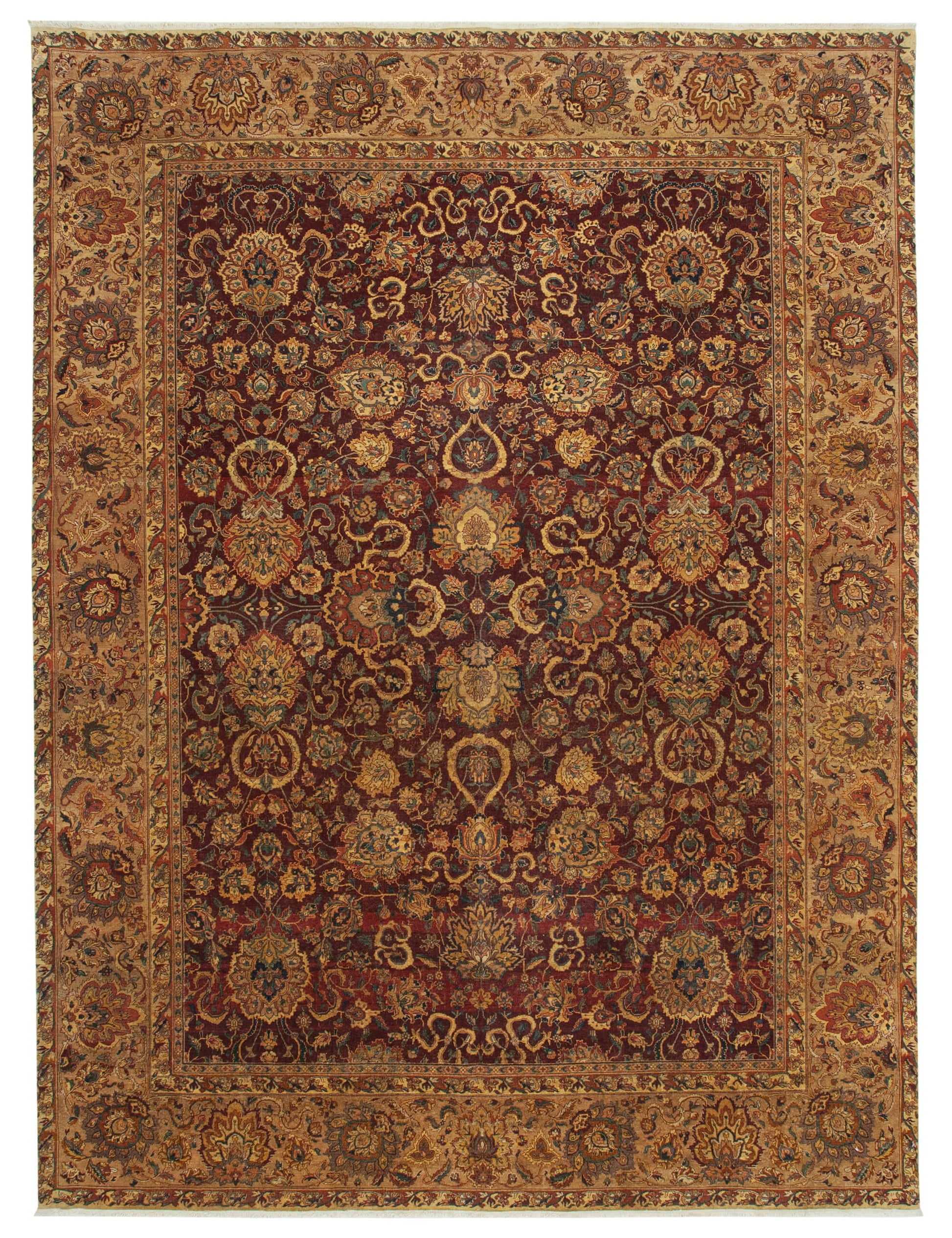 9x12 Red Oushak Rug - 35874