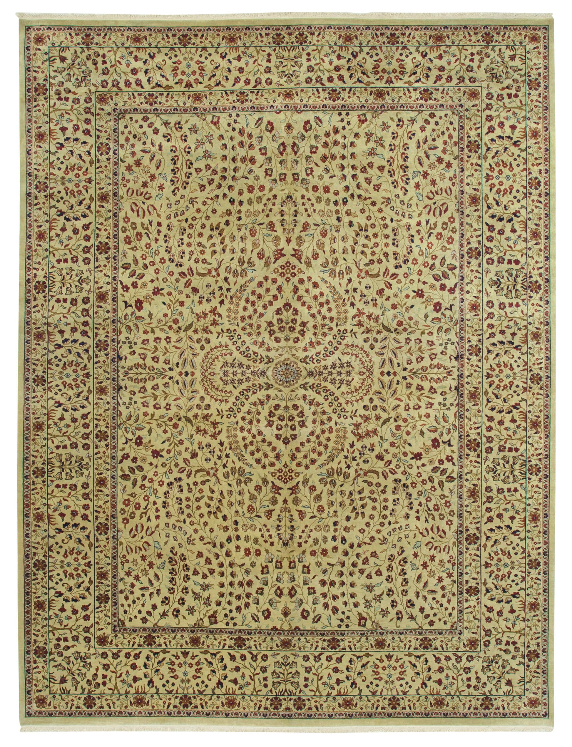 9x12 Beige Oushak Rug - 35875