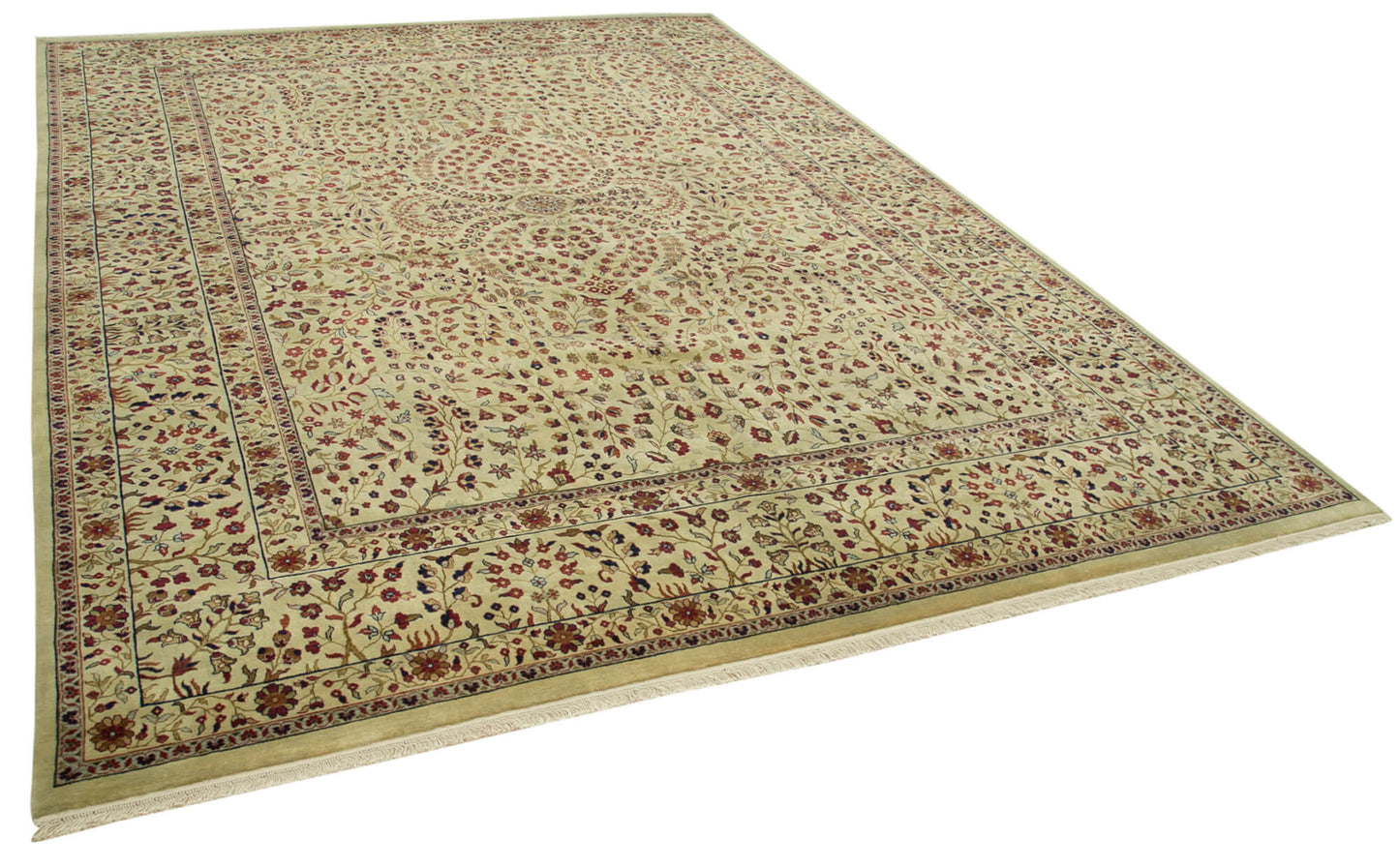 9x12 Beige Oushak Rug - 35875