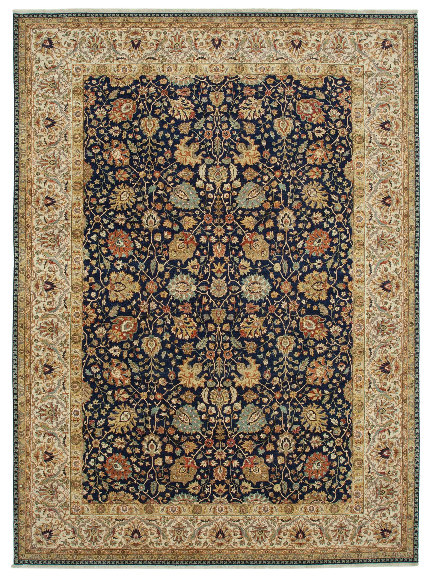 10x14 Blue Oushak Rug - 35876