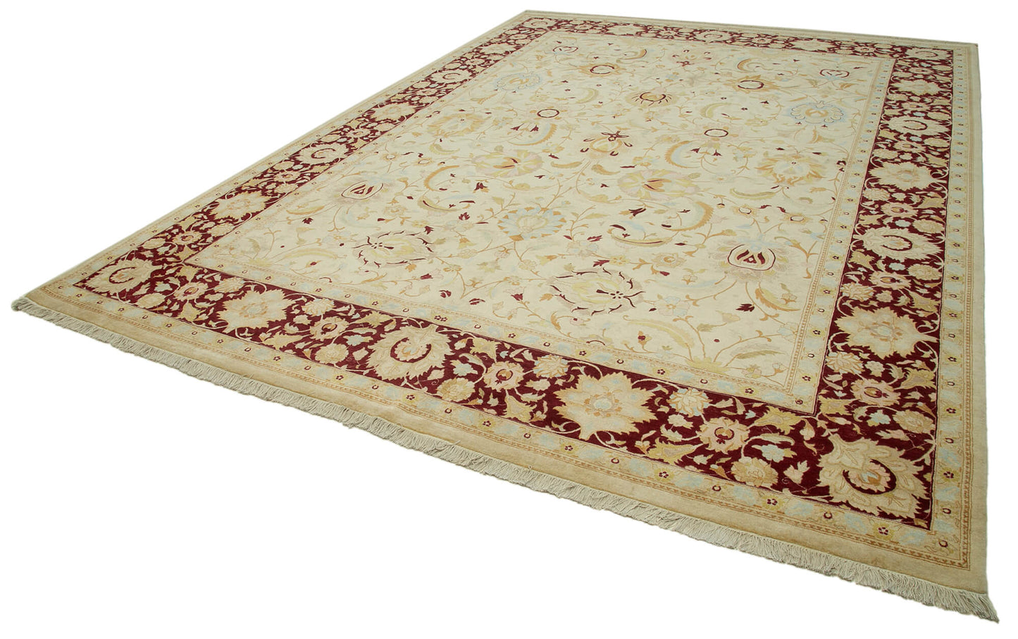 10x14 Beige Oushak Rug - 35877