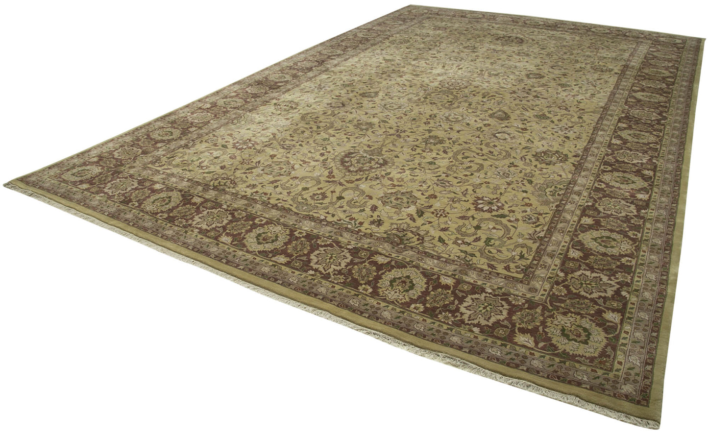 11x18 Yellow Oushak Rug - 35887