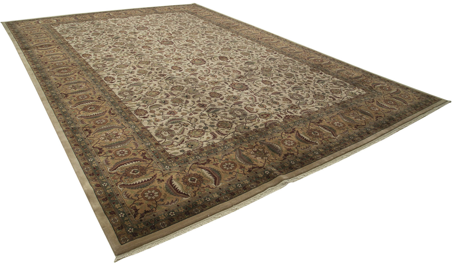 12x17 Beige Oushak Rug - 35891