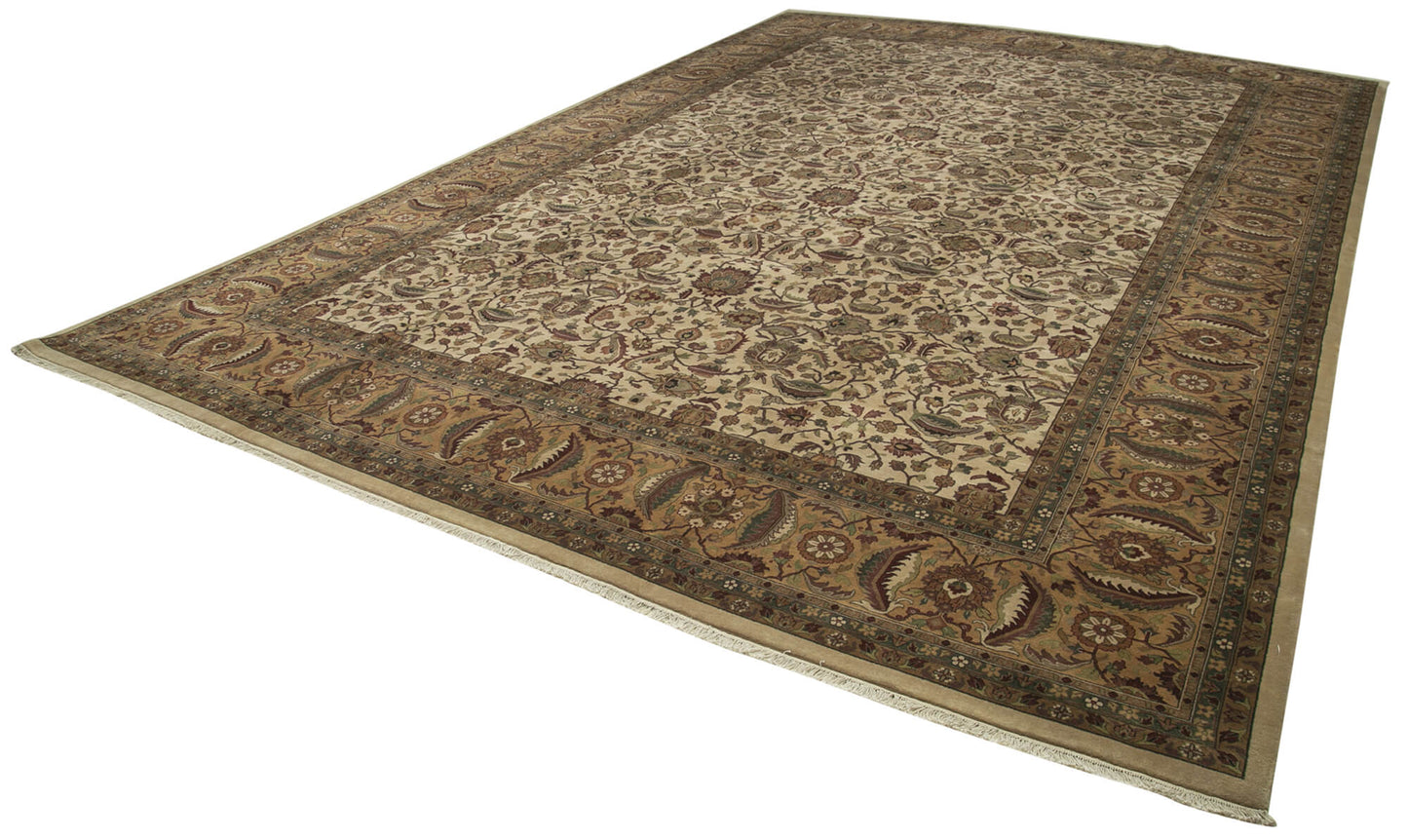 12x17 Beige Oushak Rug - 35891