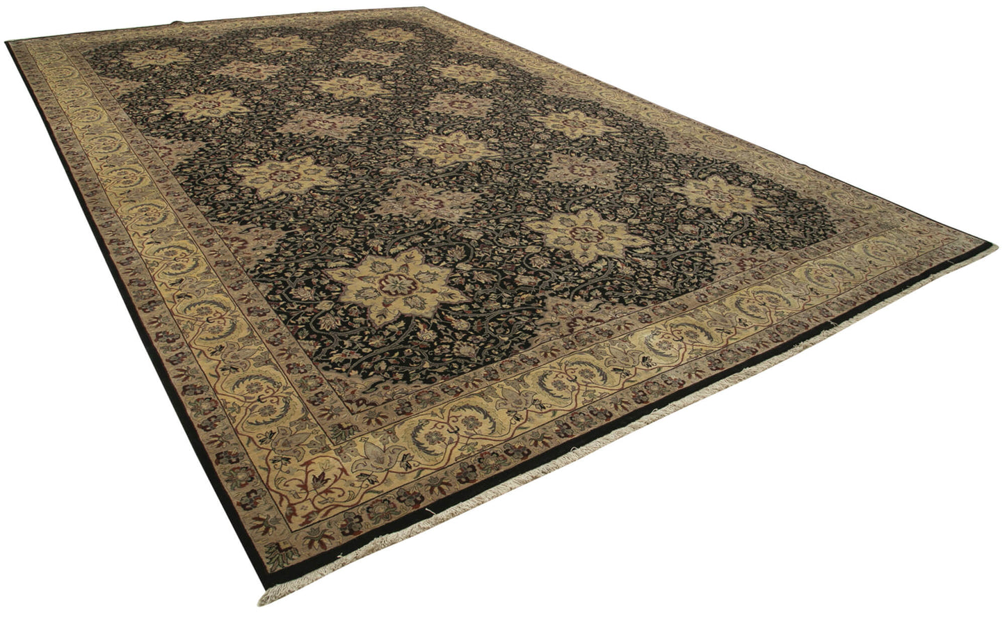 12x18 Beige Oushak Rug - 35892