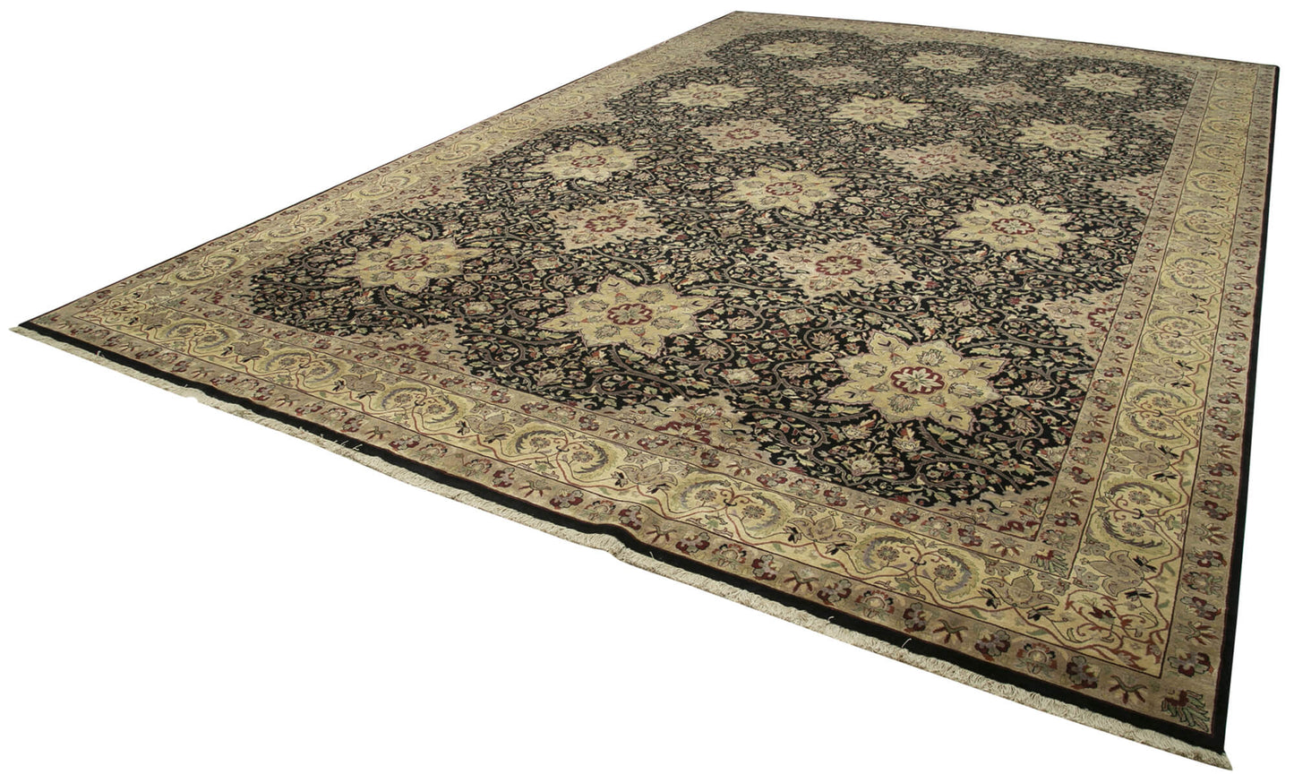 12x18 Beige Oushak Rug - 35892