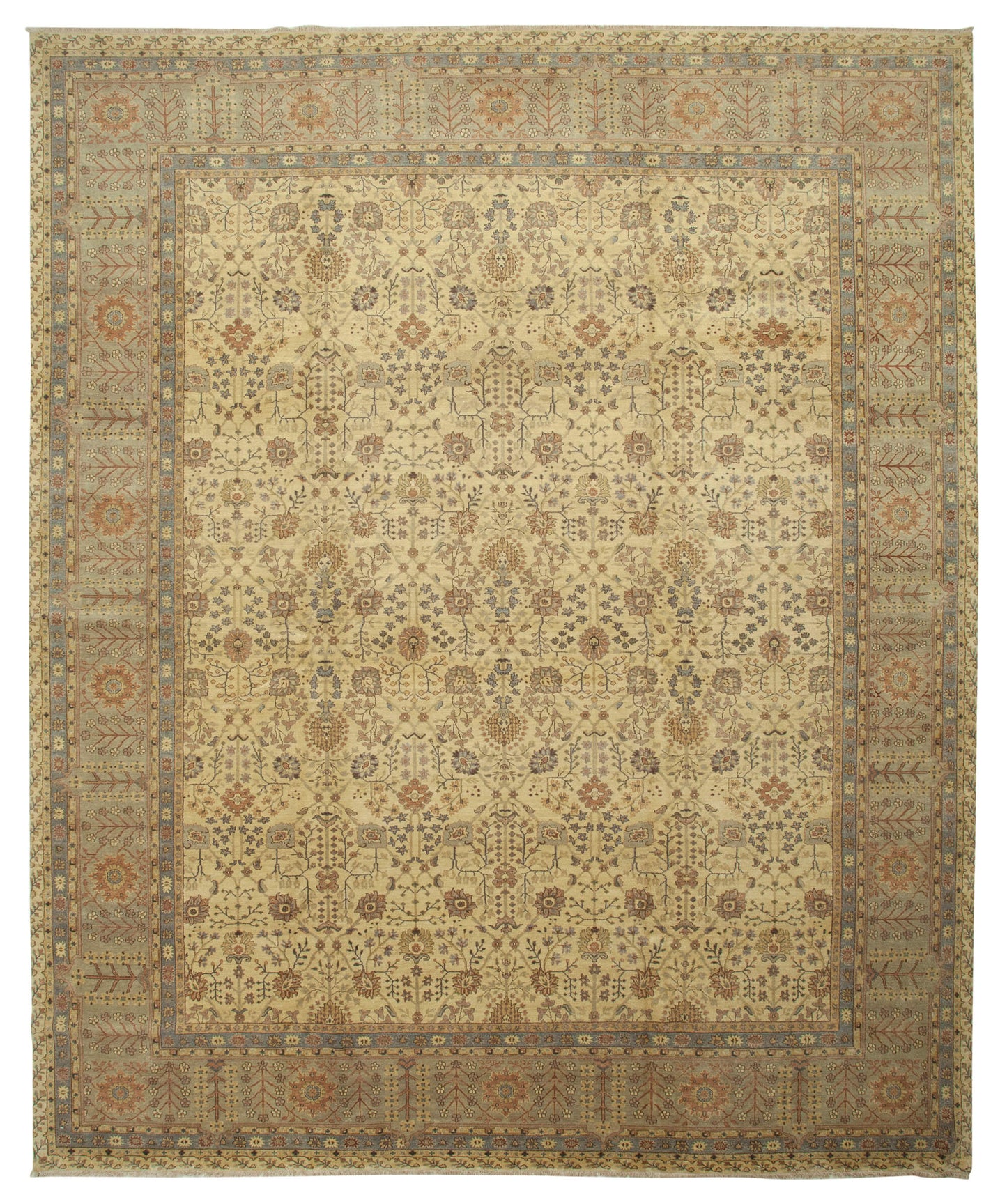 12x15 Beige Oushak Rug - 35894