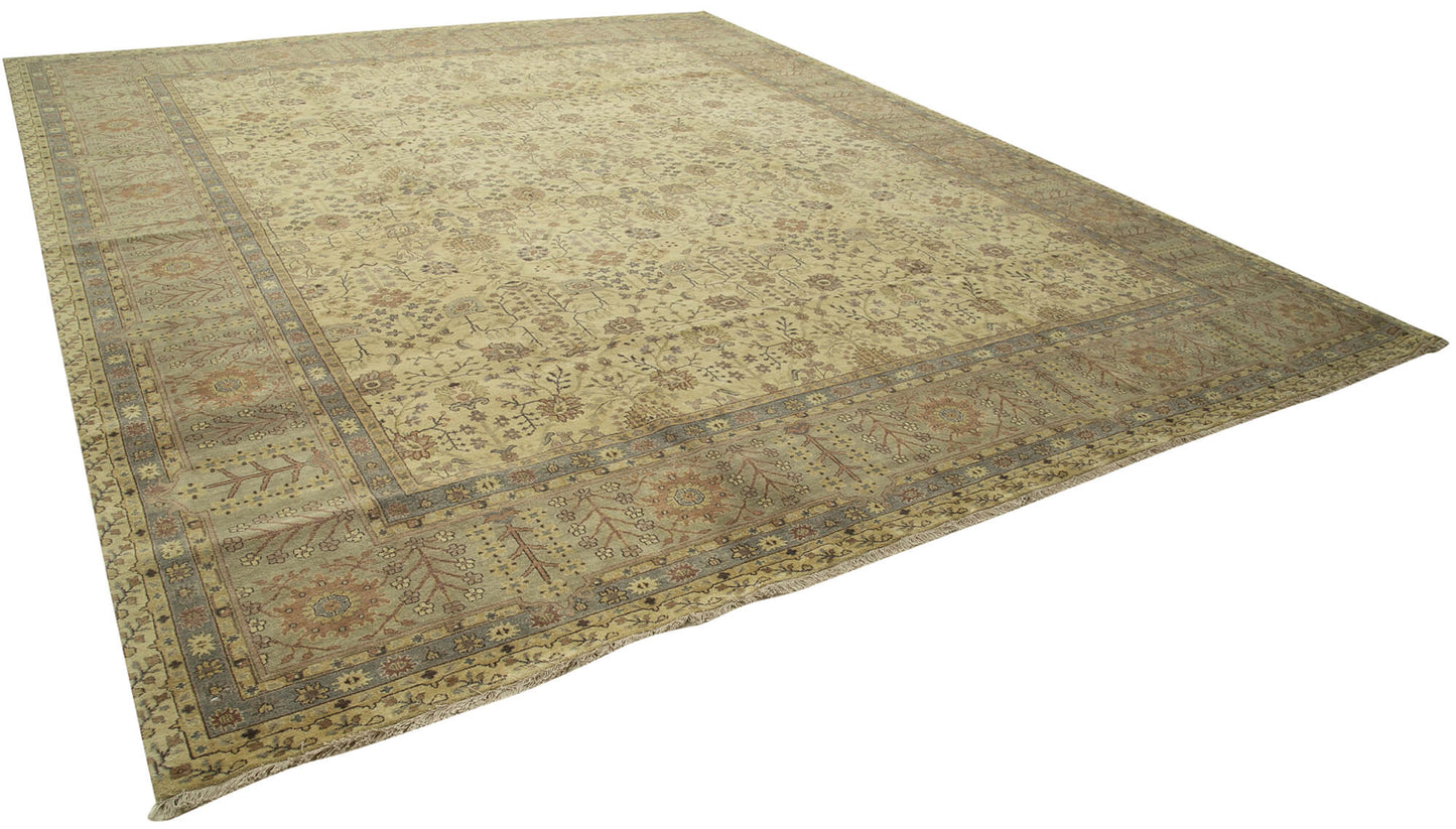 12x15 Beige Oushak Rug - 35894