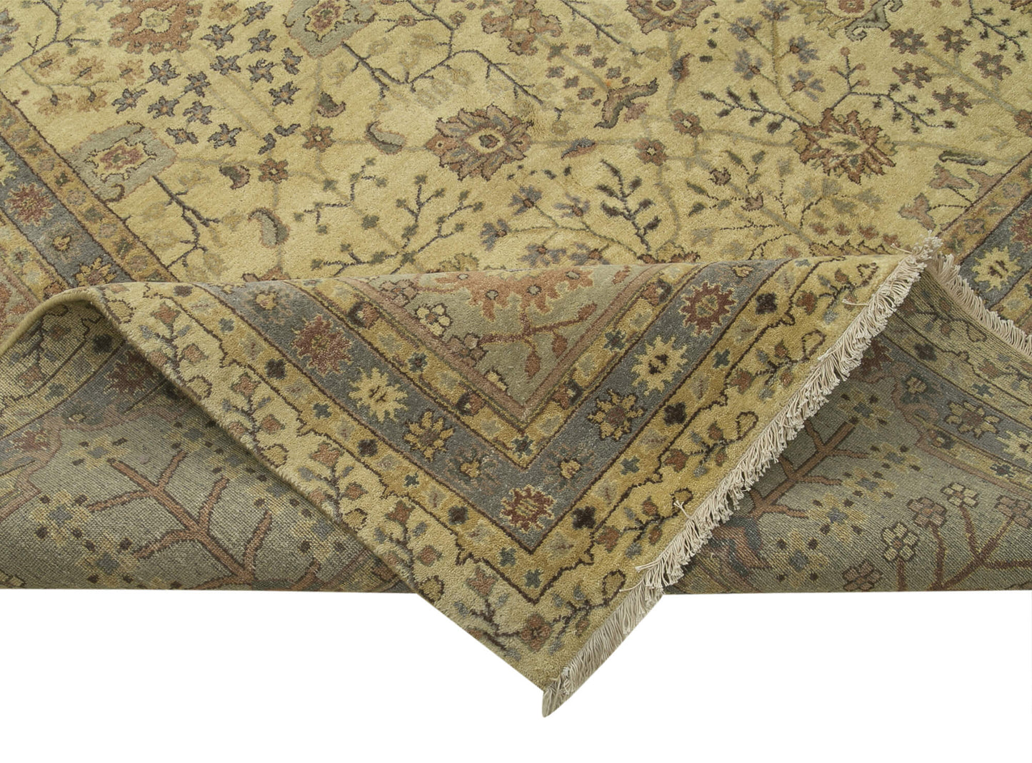 12x15 Beige Oushak Rug - 35894