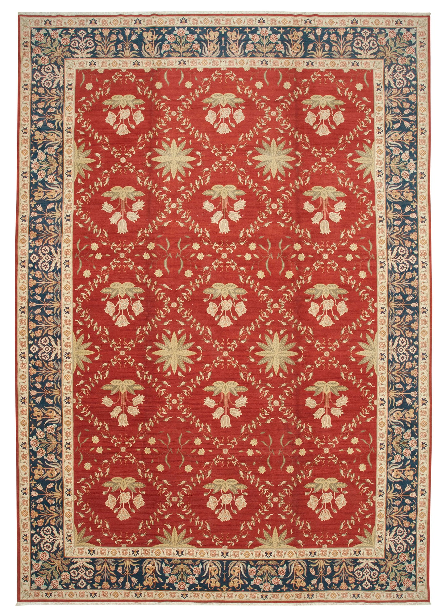 11x16 Beige Oushak Rug - 35899