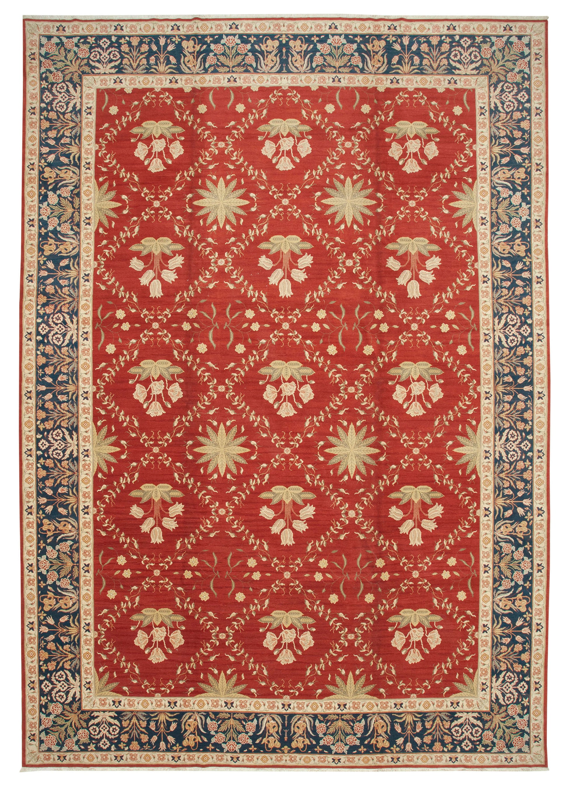 11x16 Beige Oushak Rug - 35899