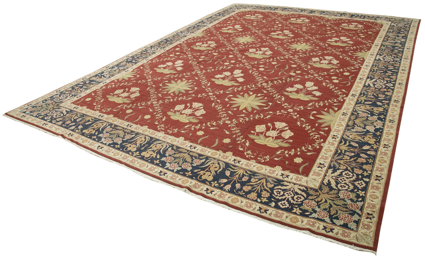 11x16 Beige Oushak Rug - 35899