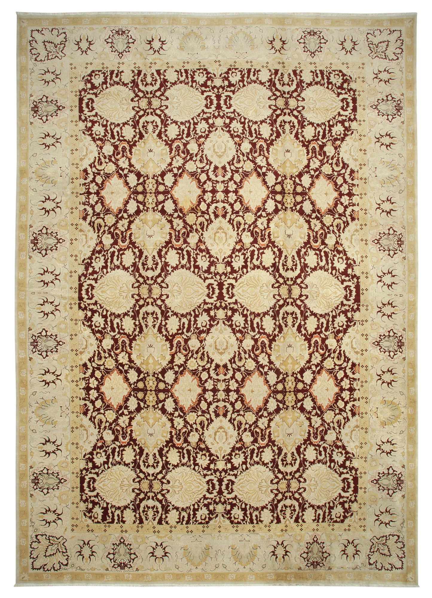 13x19 Beige Oushak Rug - 35904