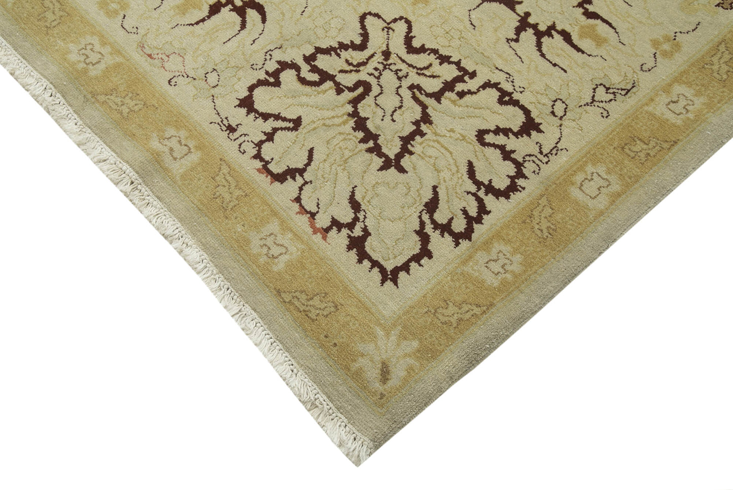 13x19 Beige Oushak Rug - 35904