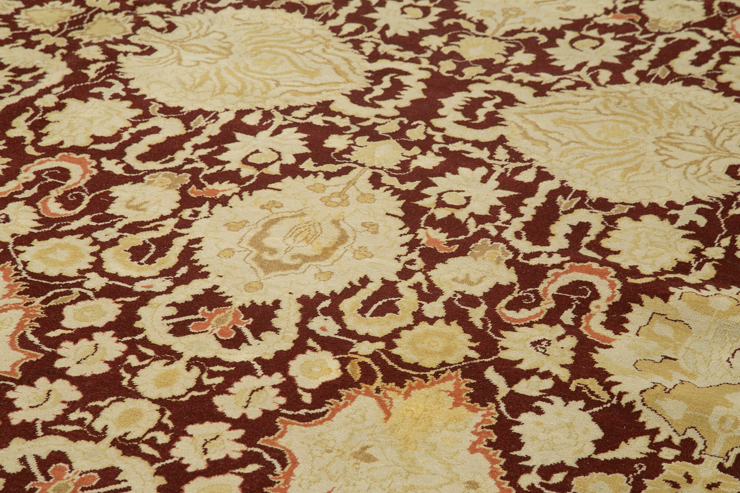 13x19 Beige Oushak Rug - 35904