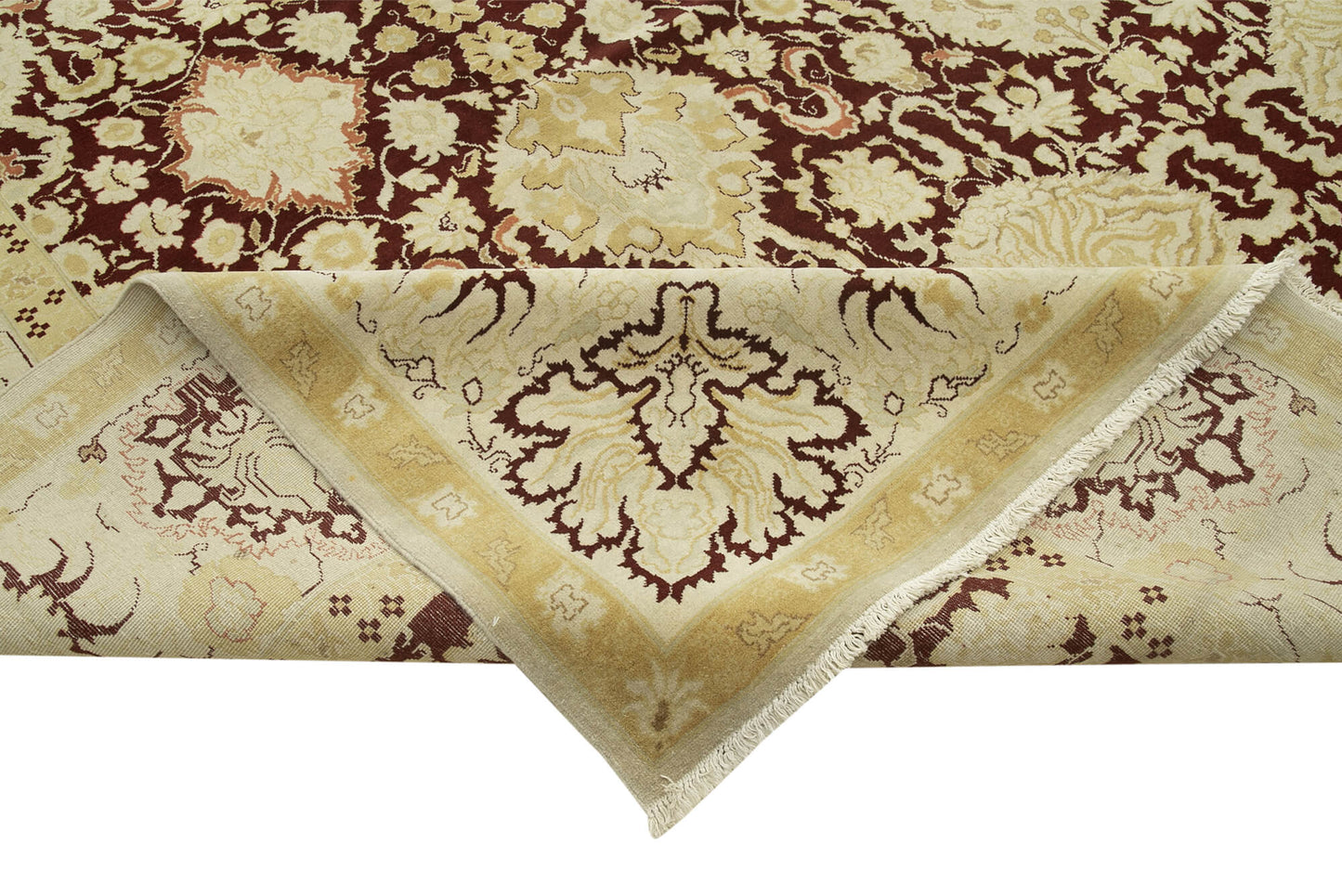 13x19 Beige Oushak Rug - 35904