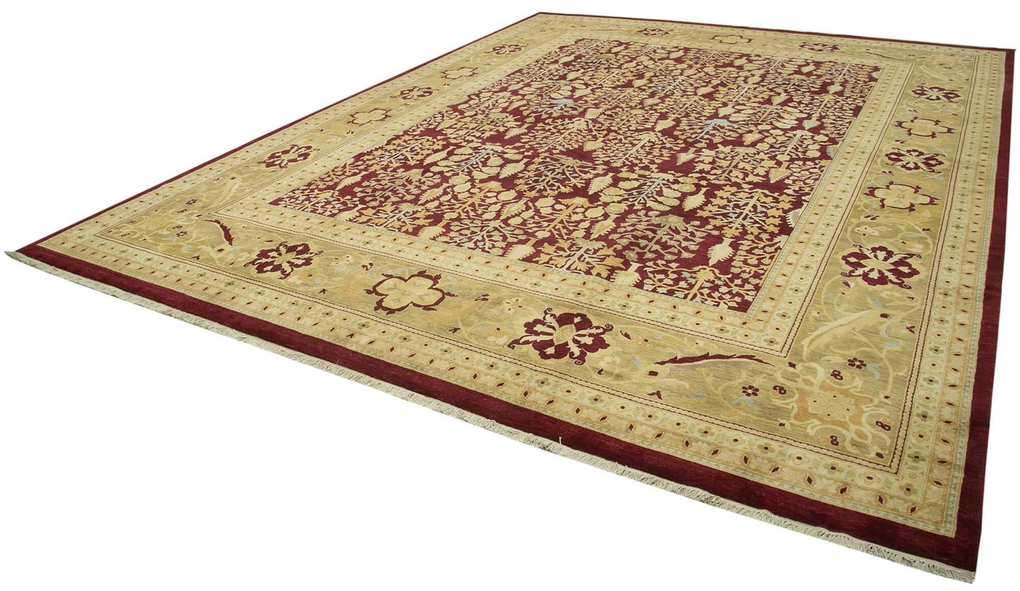 12x15 Beige Oushak Rug - 35905