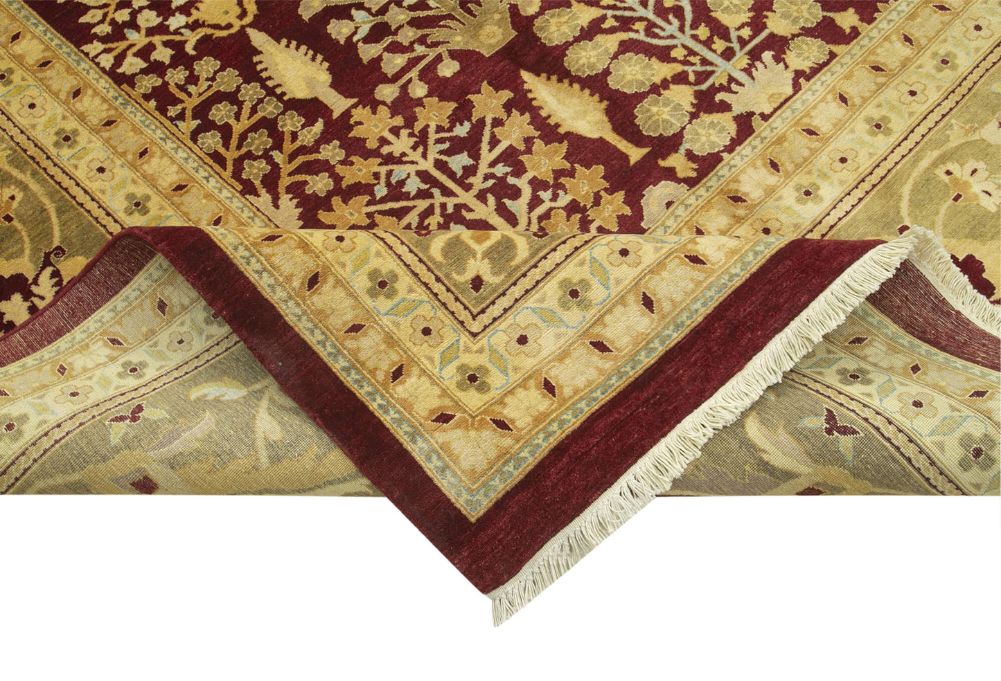 12x15 Beige Oushak Rug - 35905