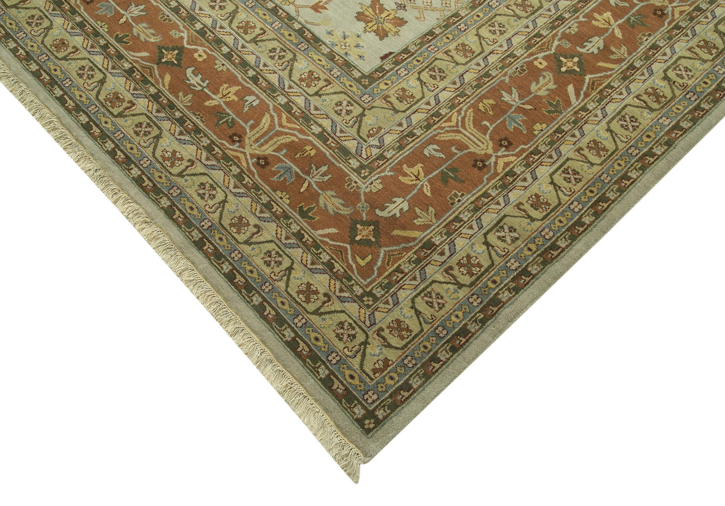 12x15 Beige Oushak Rug - 35907