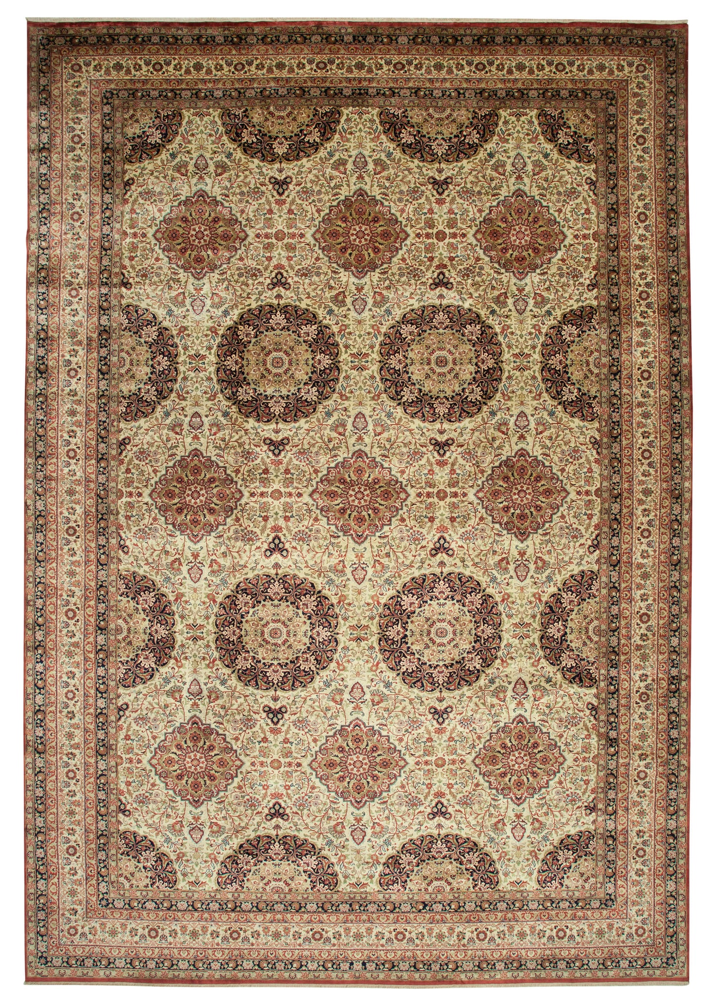 12x18 Beige Oushak Rug - 35909