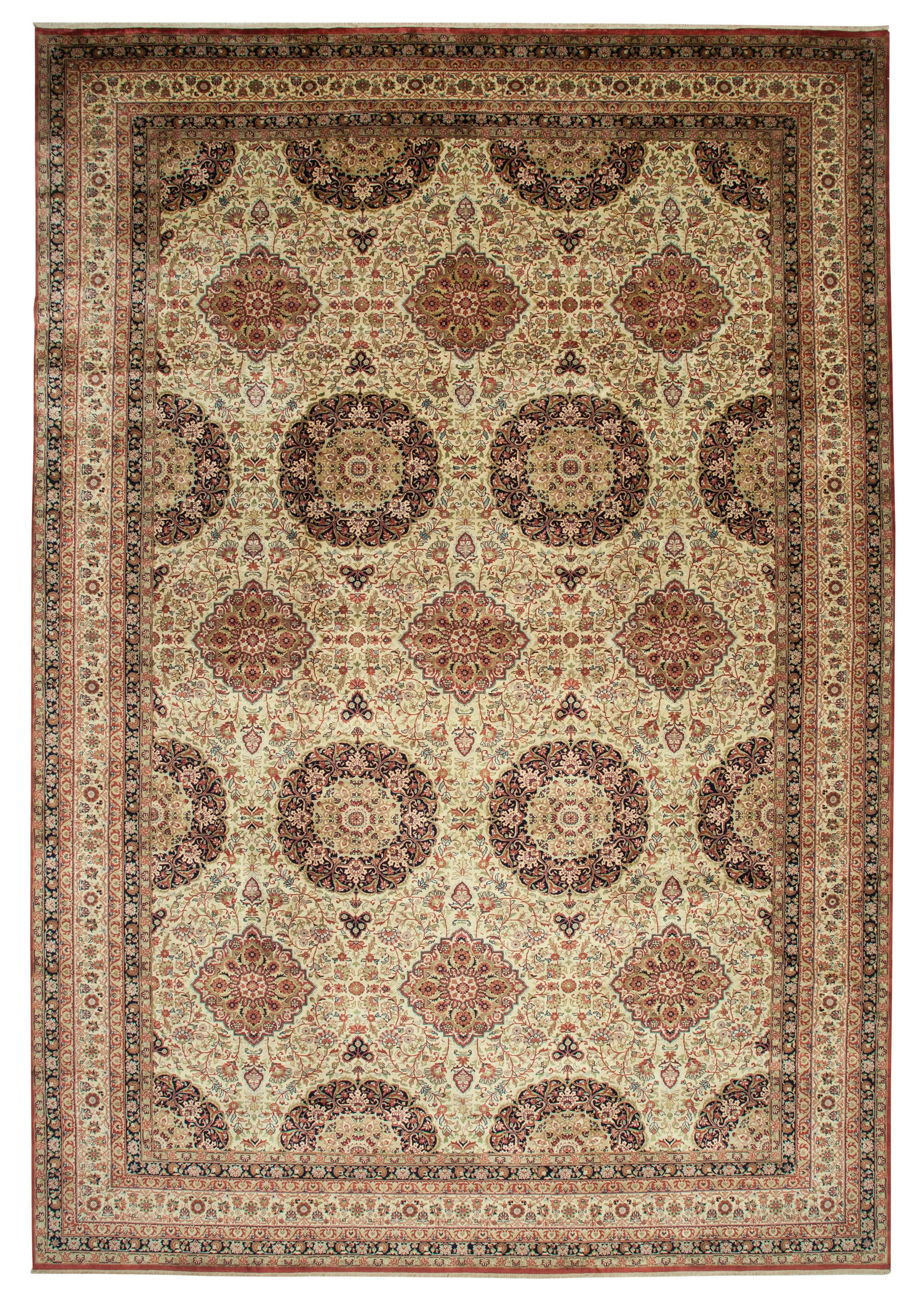 12x18 Beige Oushak Rug - 35909