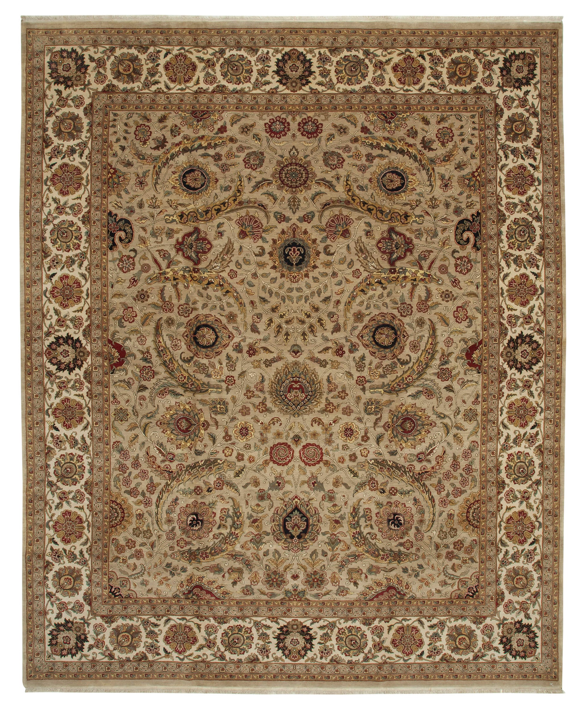 12x15 Beige Oushak Rug - 35910