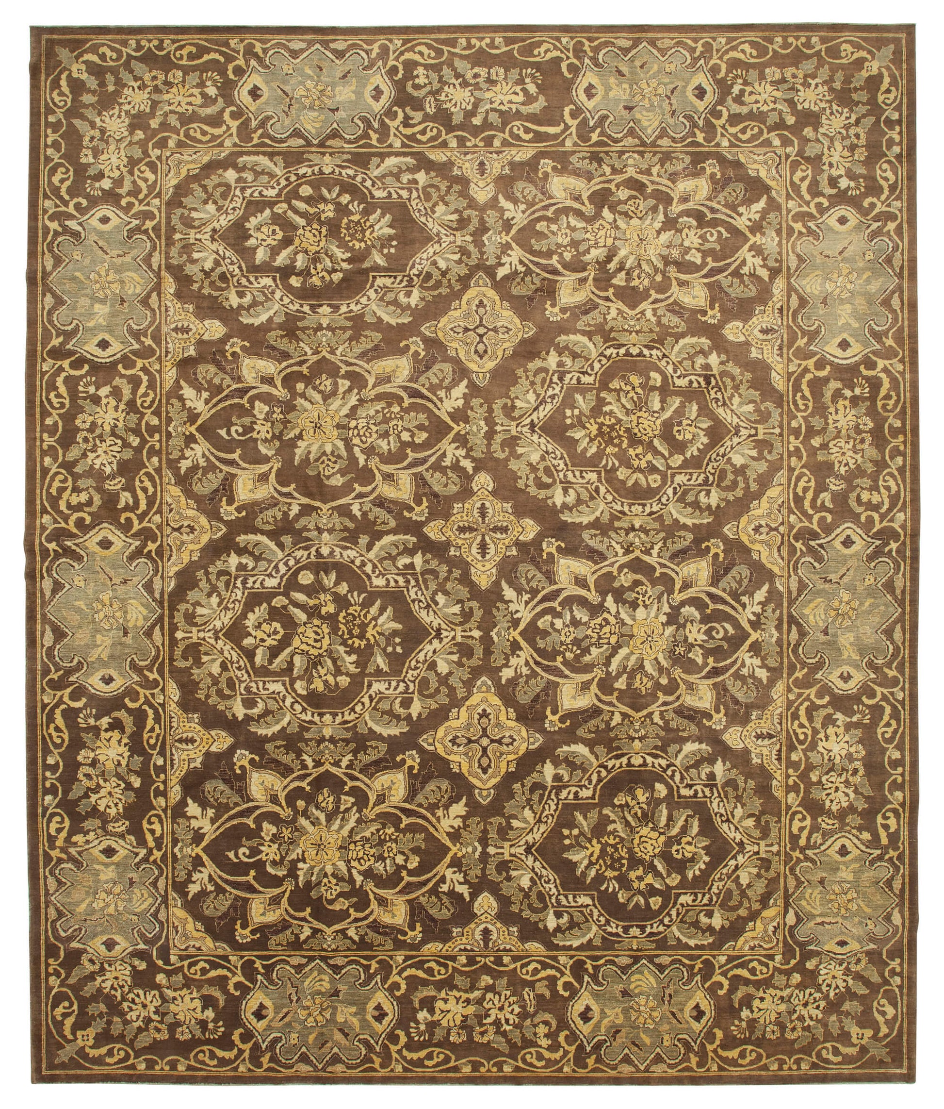 12x15 Brown Oushak Rug - 35911