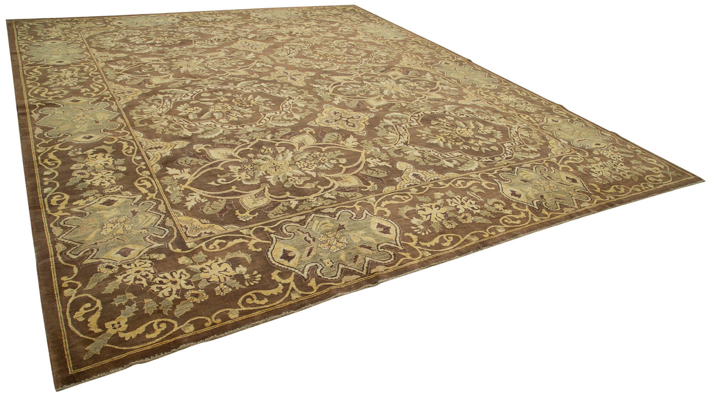 12x15 Brown Oushak Rug - 35911