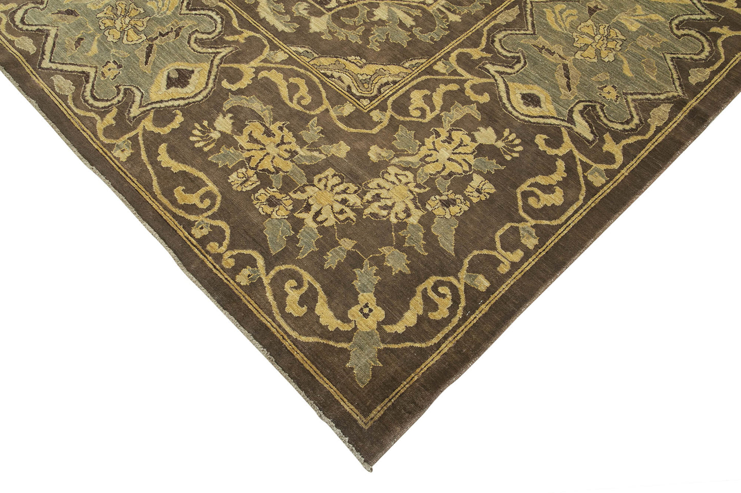 12x15 Brown Oushak Rug - 35911