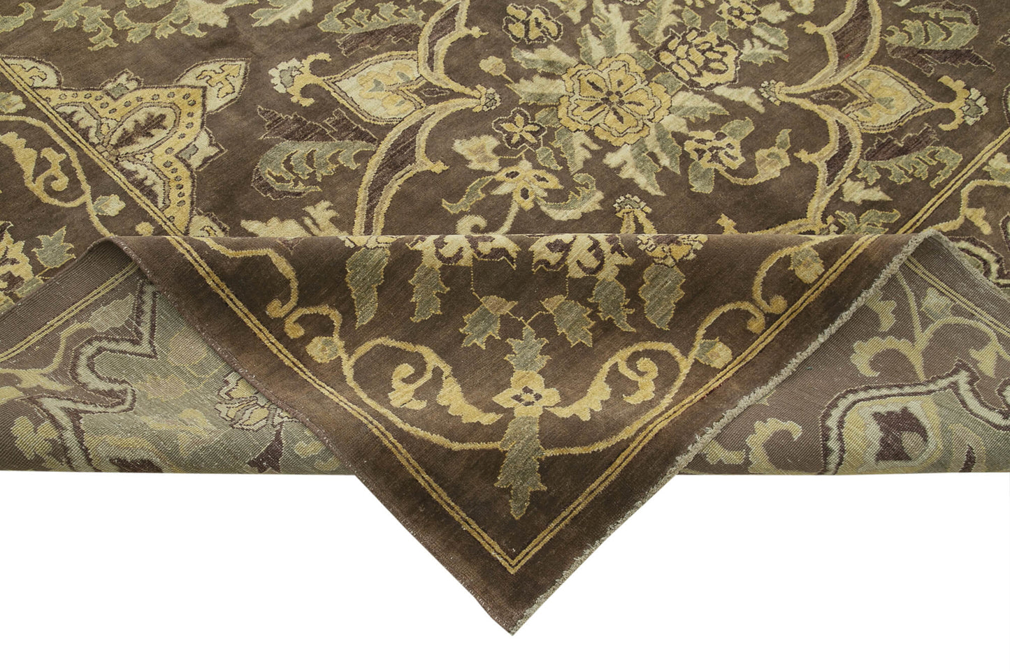 12x15 Brown Oushak Rug - 35911