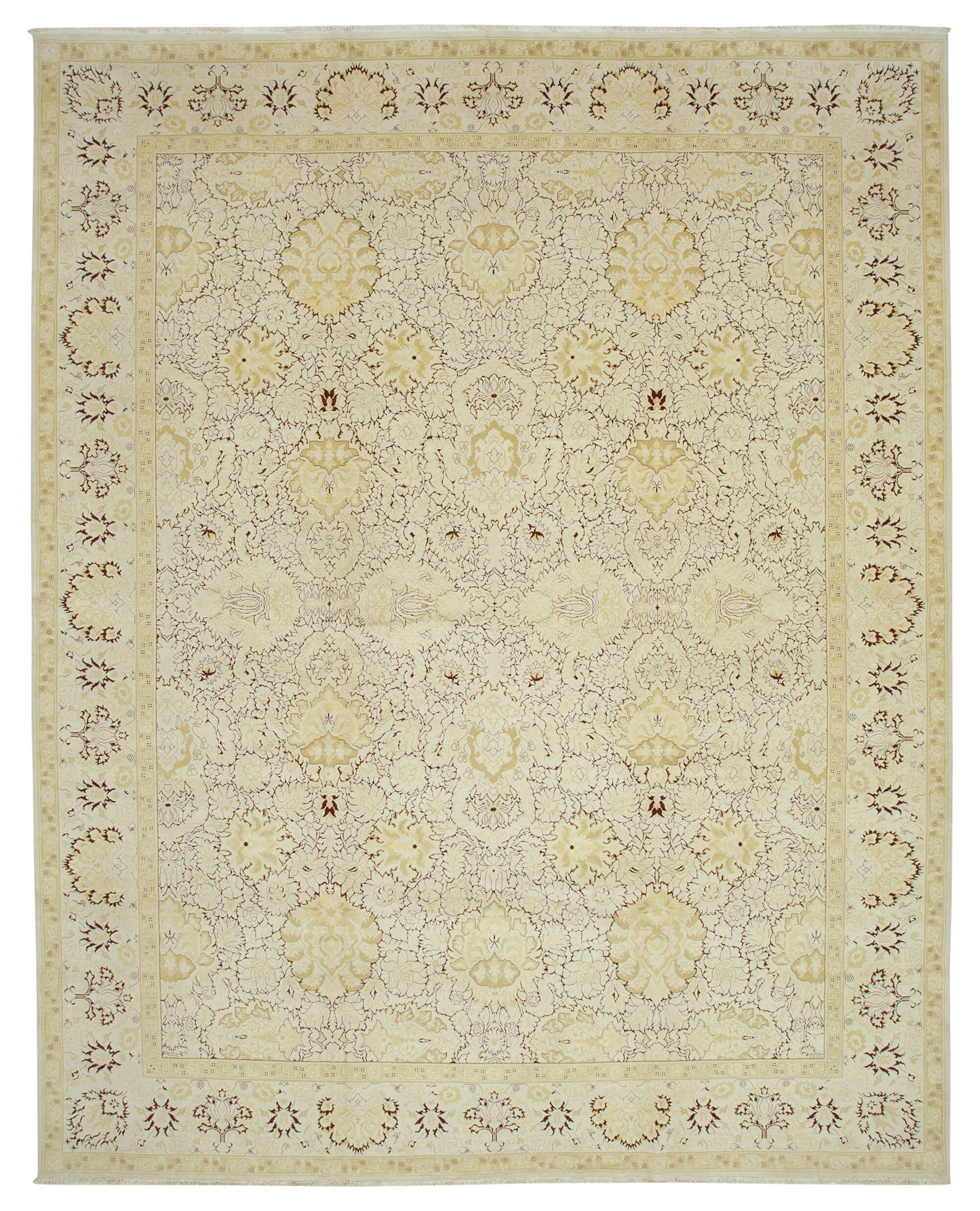 12x15 Beige Oushak Rug - 35912