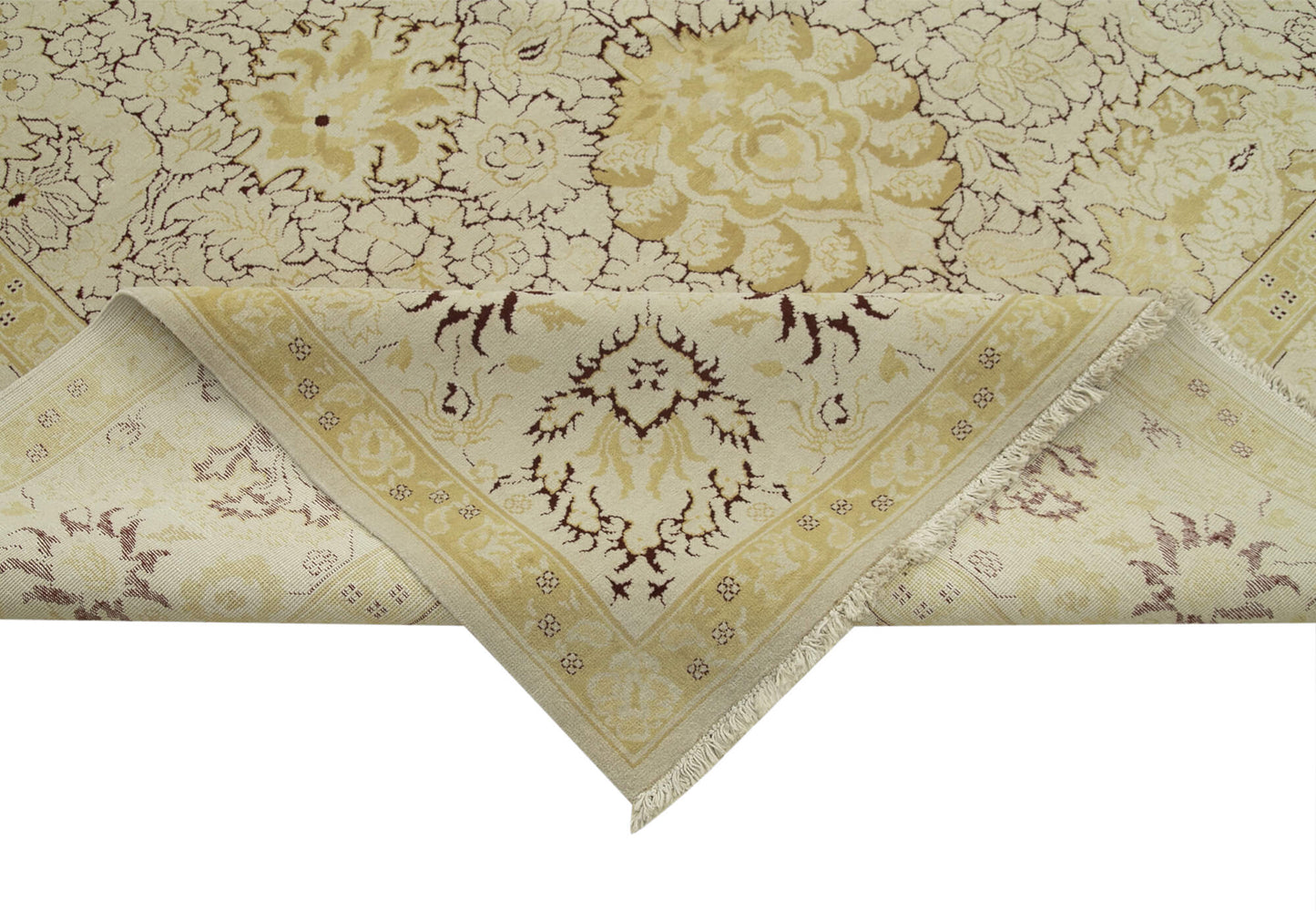 12x15 Beige Oushak Rug - 35912