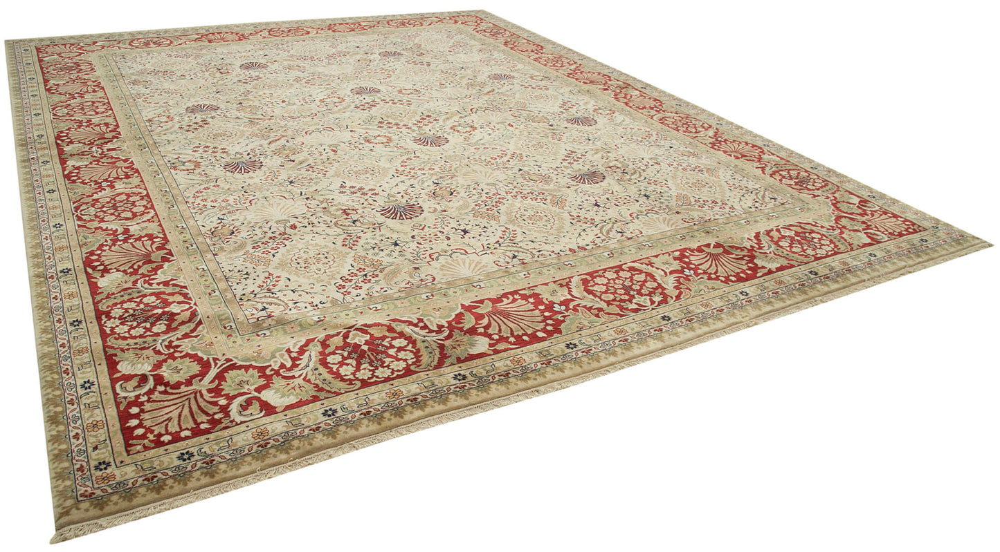 12x15 Beige Oushak Rug - 35914