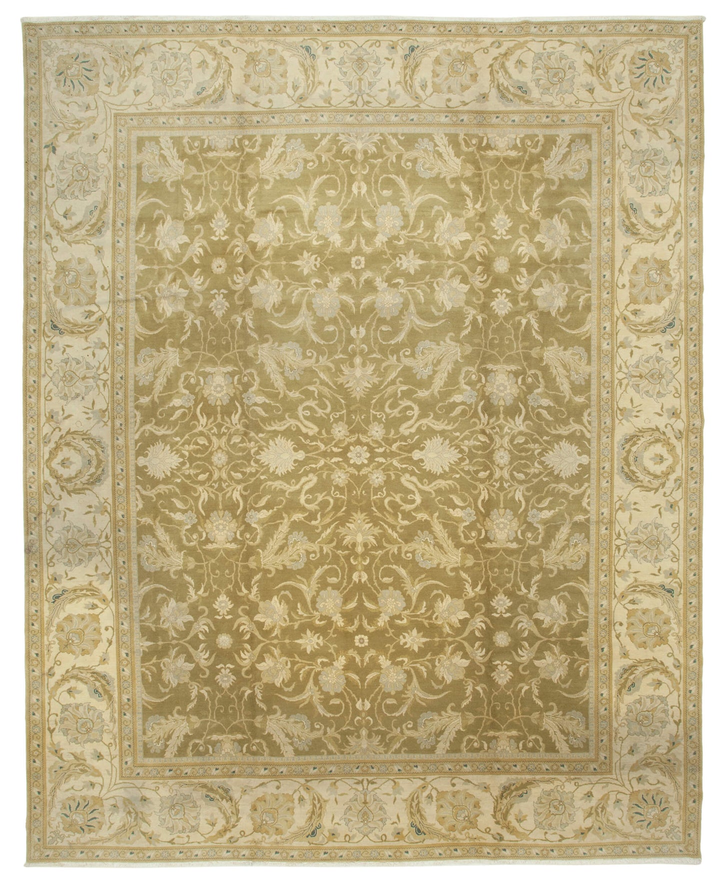 12x15 Beige Oushak Rug - 35915