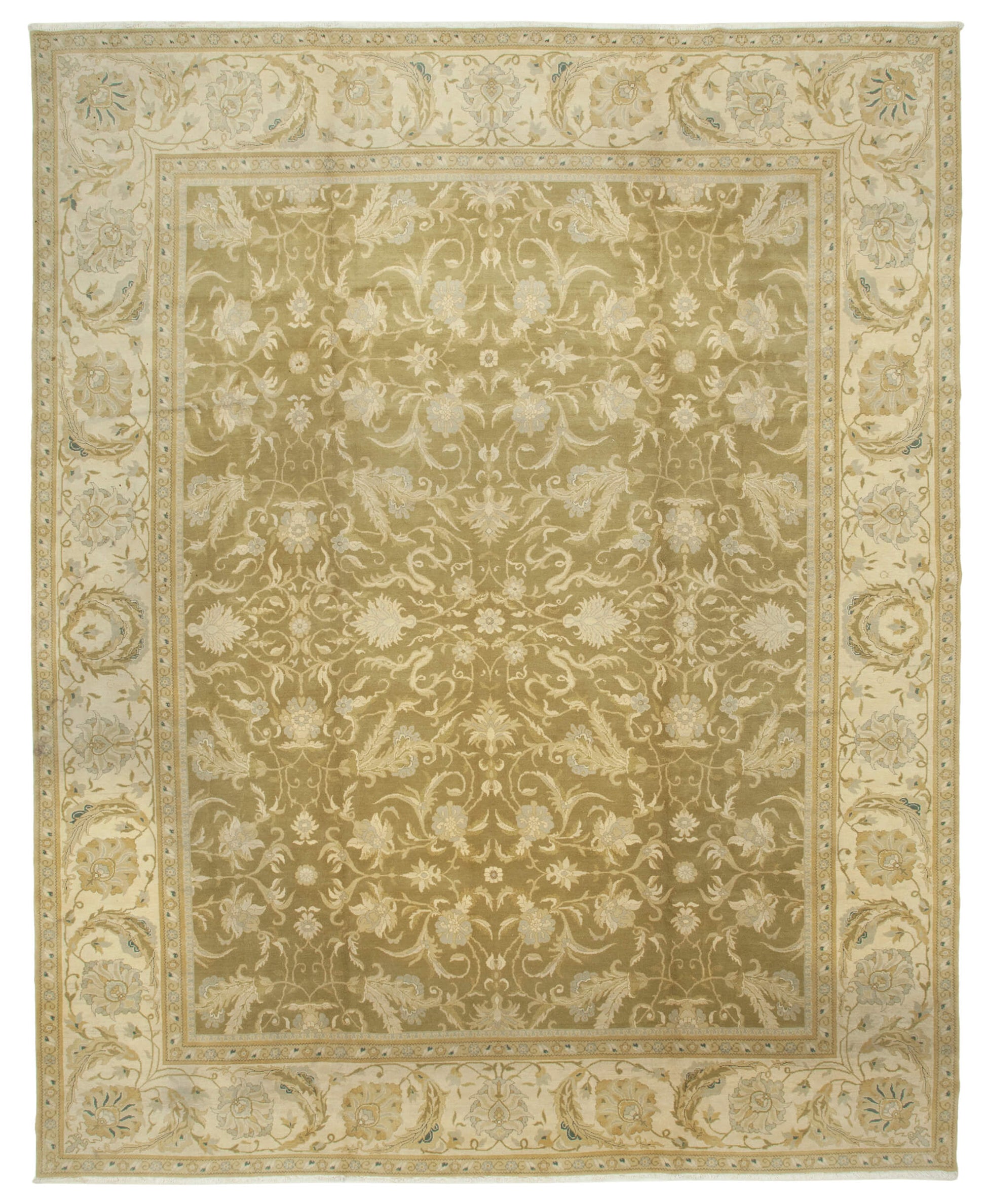 12x15 Beige Oushak Rug - 35915