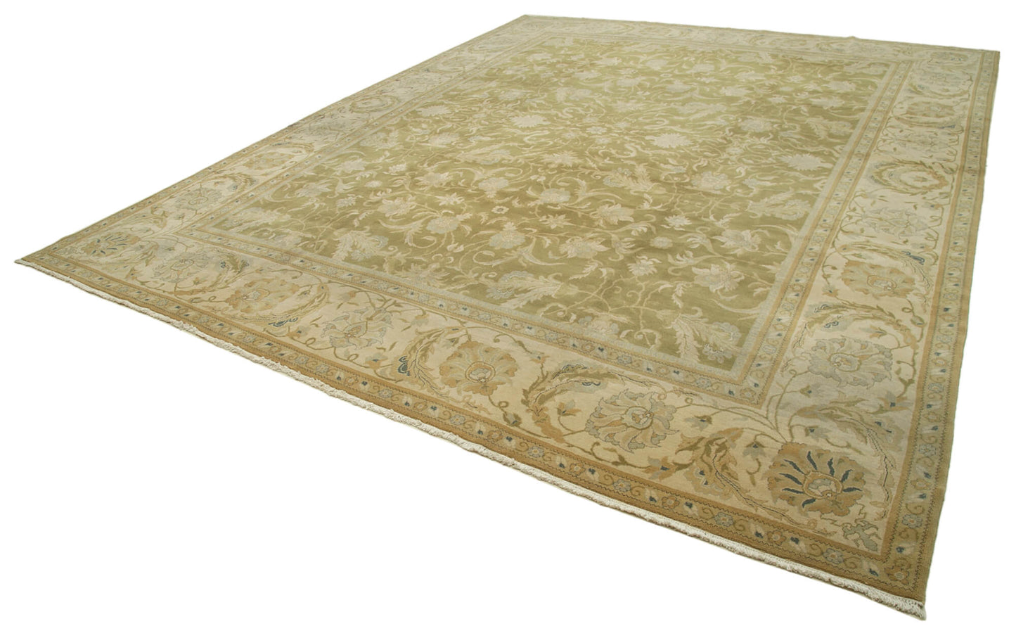 12x15 Beige Oushak Rug - 35915