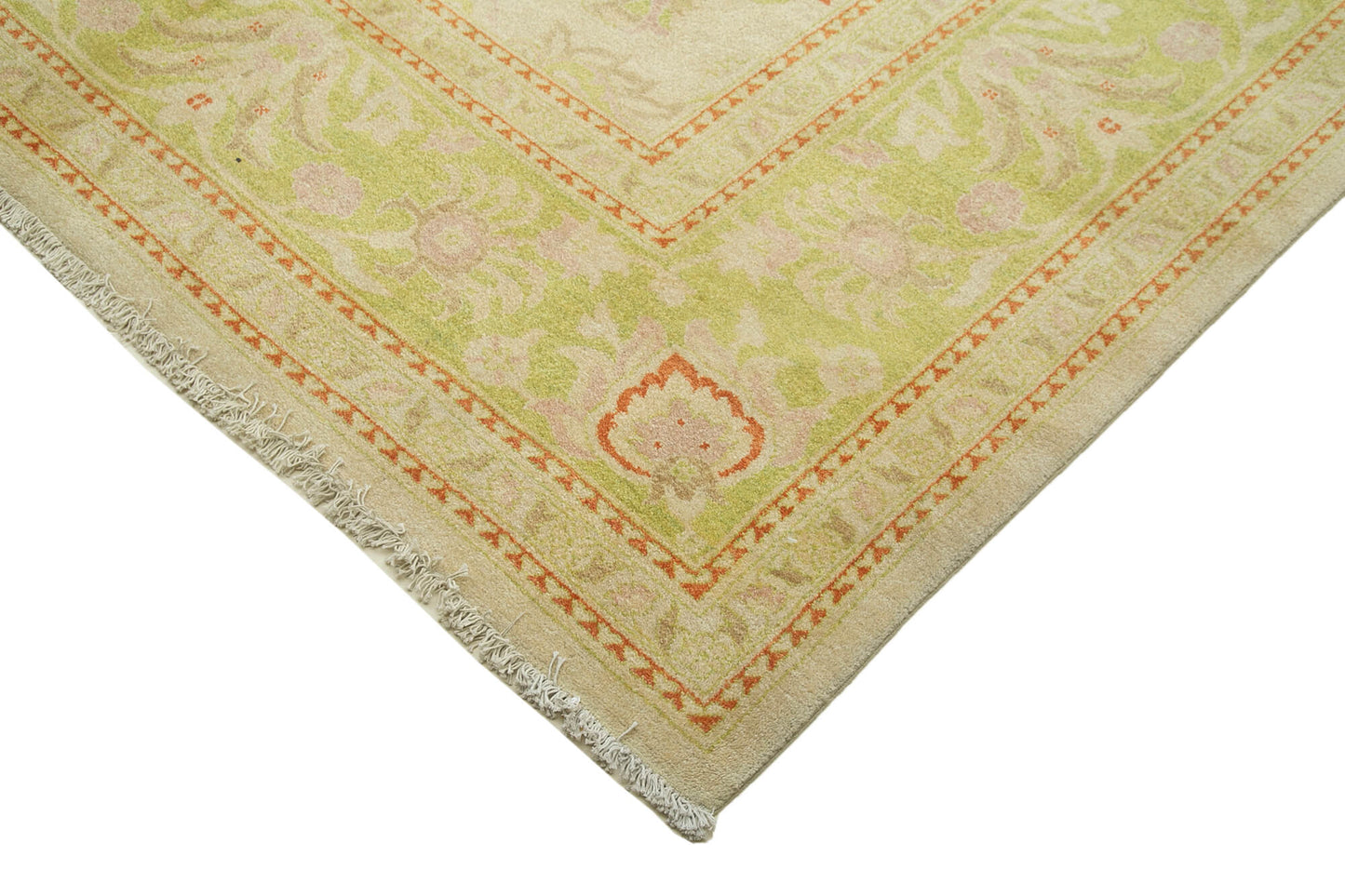 12x17 Beige Oushak Rug - 35918