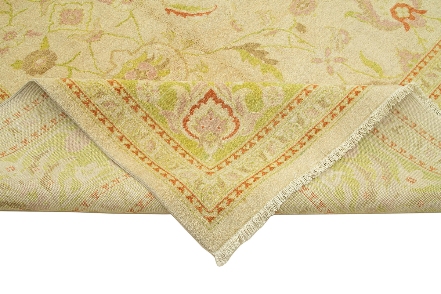 12x17 Beige Oushak Rug - 35918