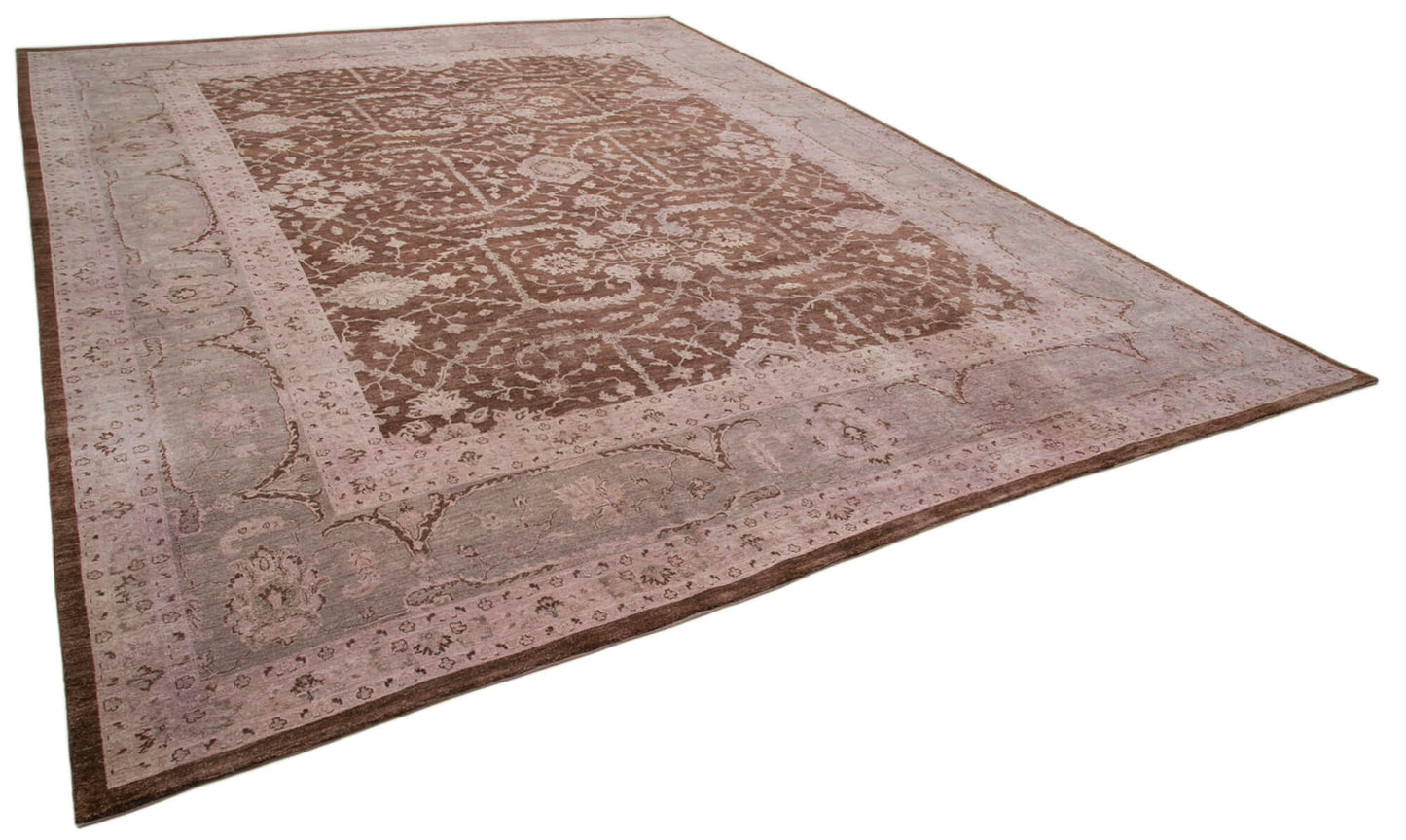 12x15 Pink Oushak Rug - 35923