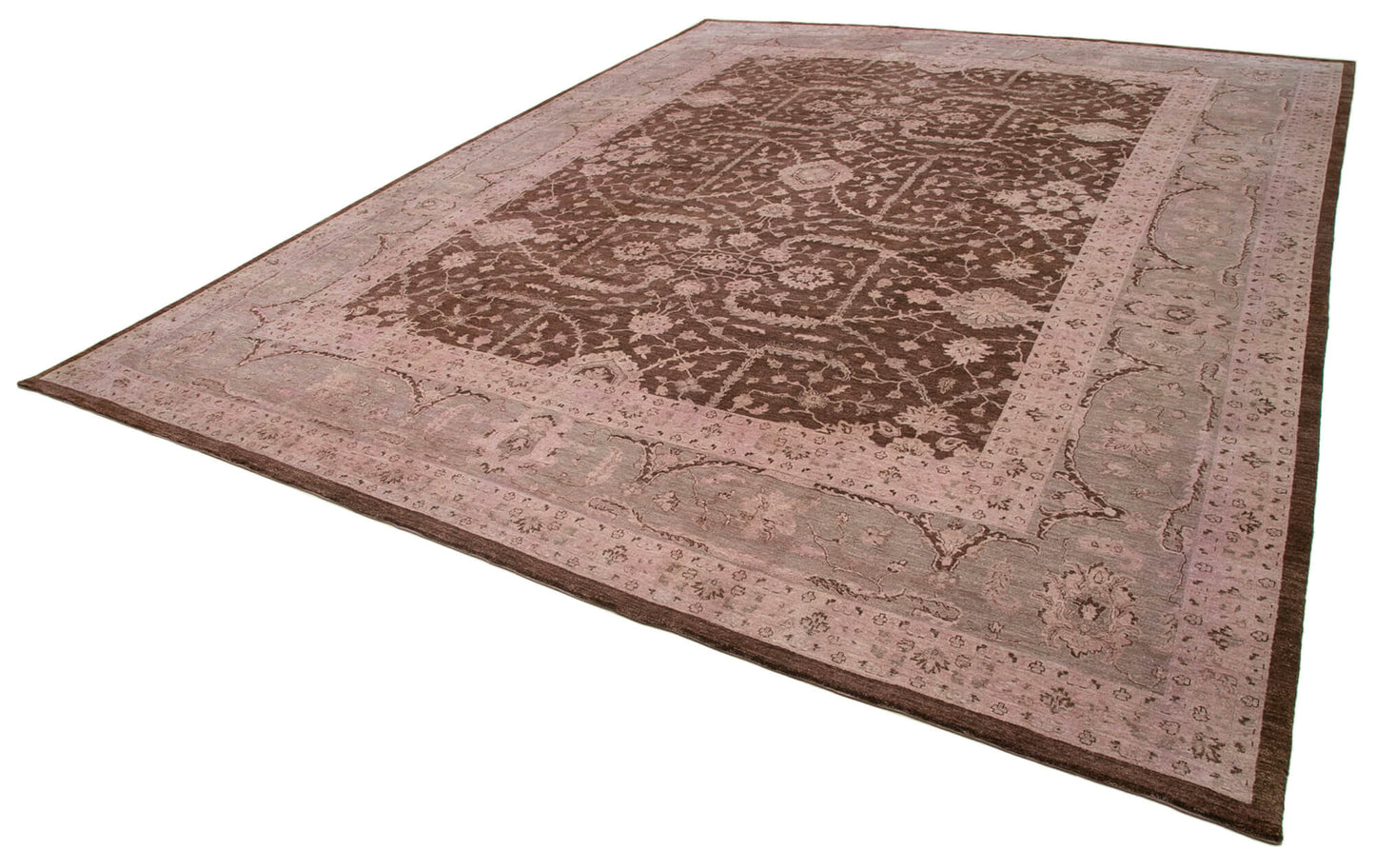 12x15 Pink Oushak Rug - 35923