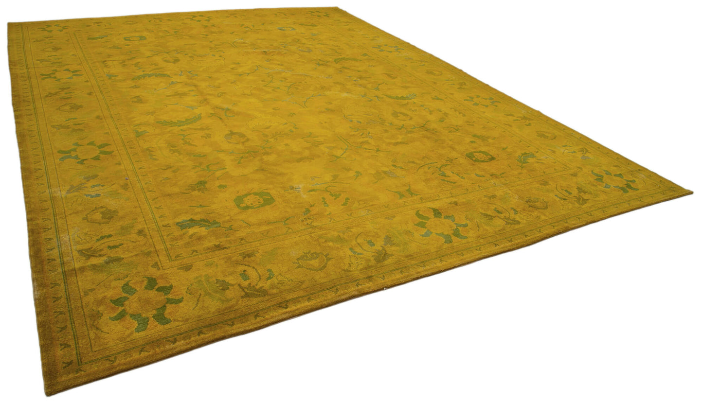 12x15 Yellow Oushak Rug - 35927