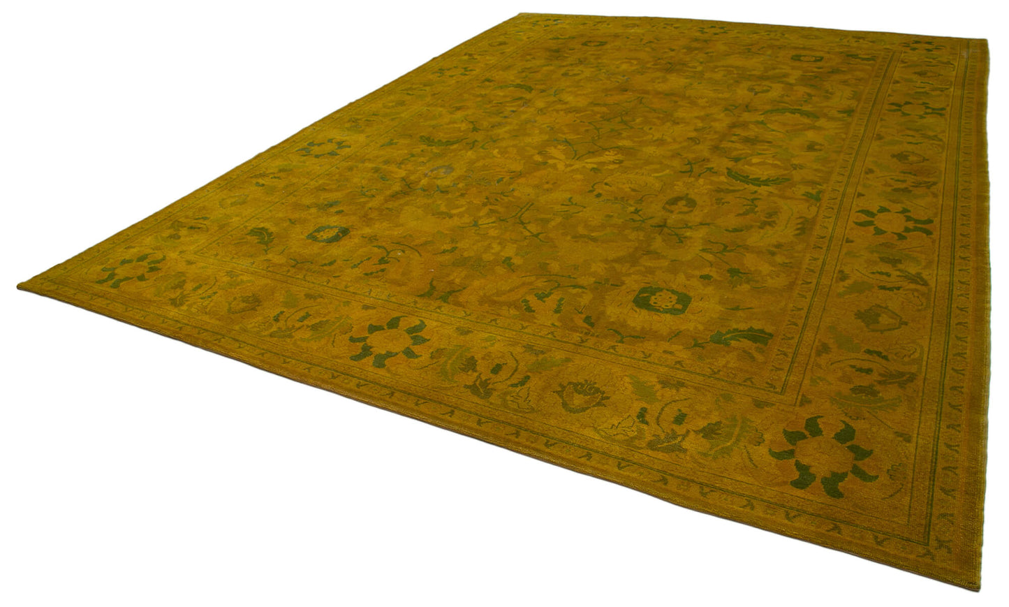 12x15 Yellow Oushak Rug - 35927