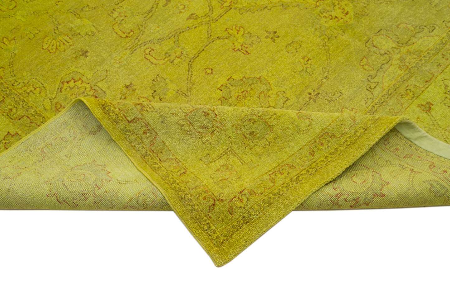 8x21 Yellow Oushak Rug - 35928