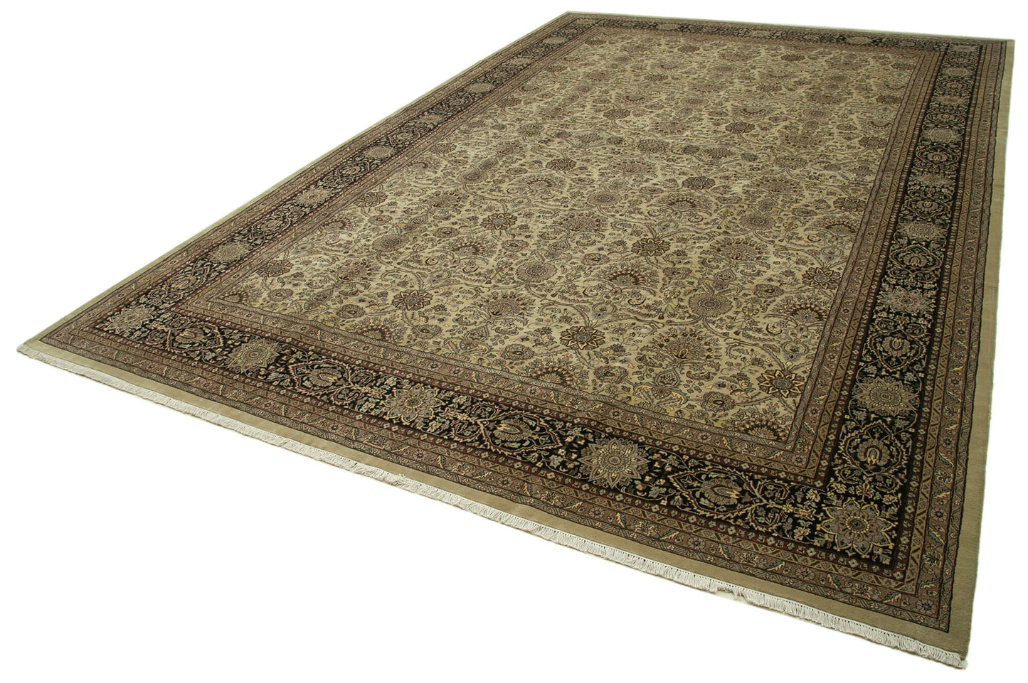 12x18 Beige Oushak Rug - 35934