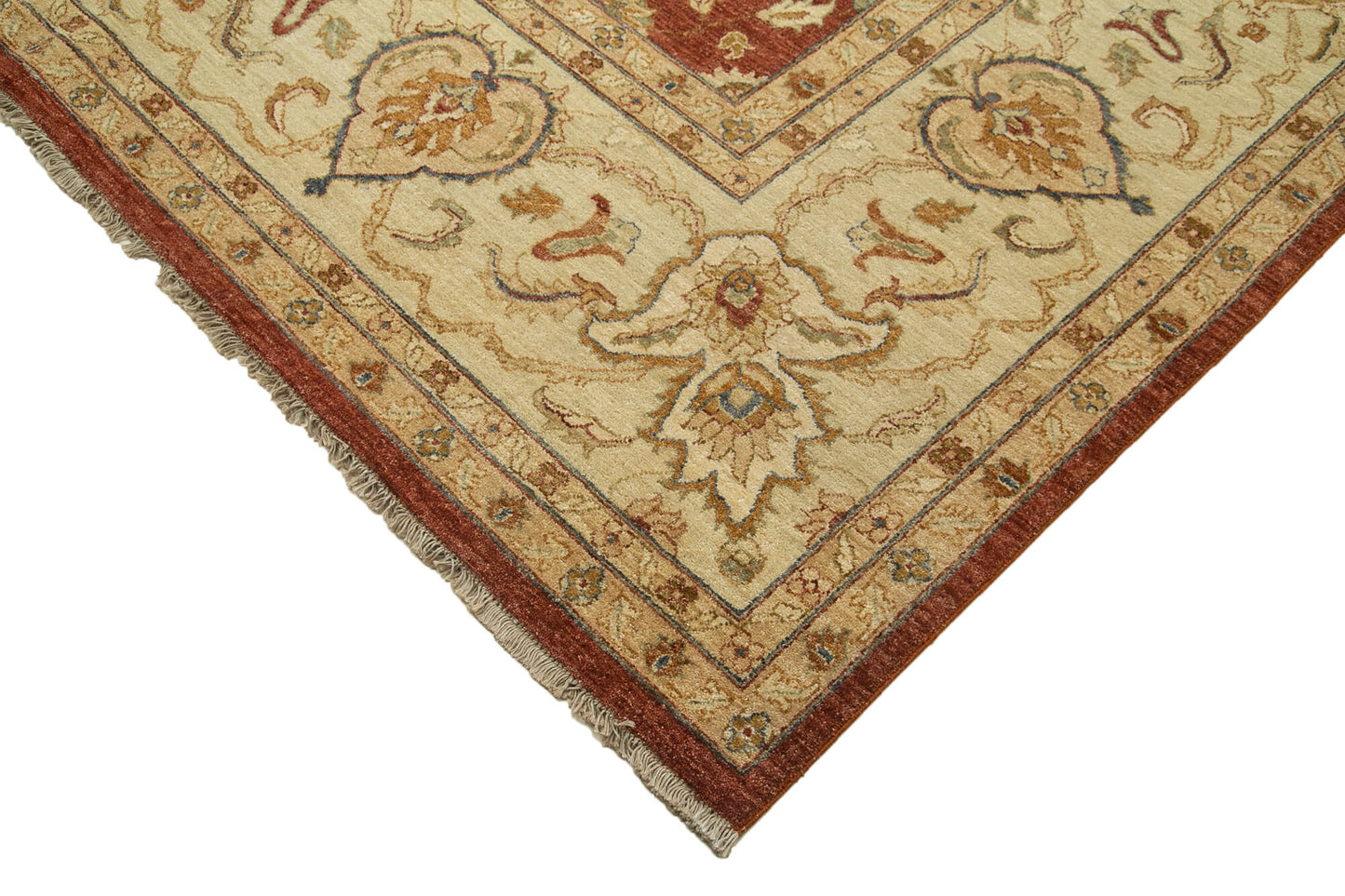 12x18 Beige Oushak Rug - 35937