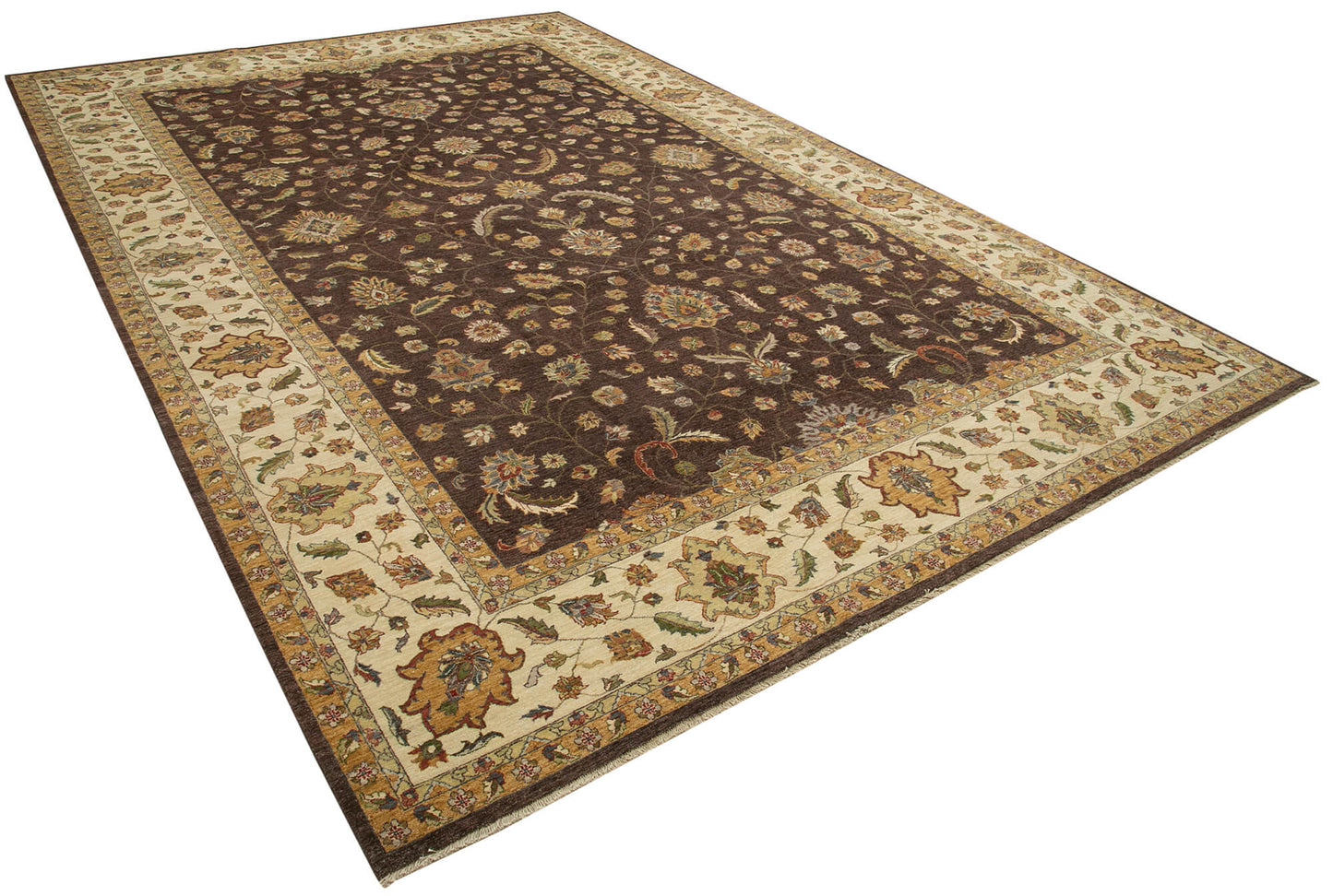 12x18 Beige Oushak Rug - 35939