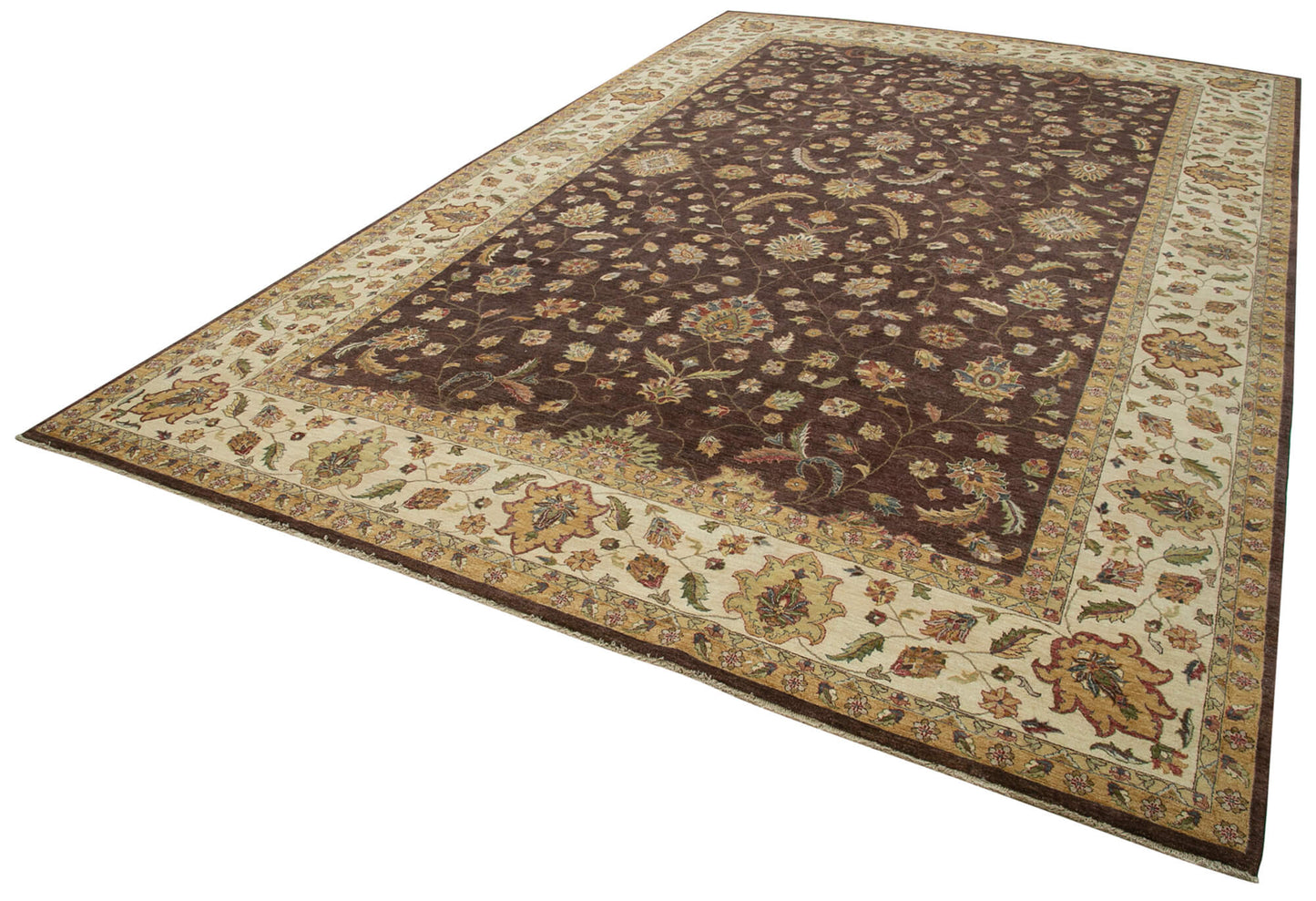 12x18 Beige Oushak Rug - 35939