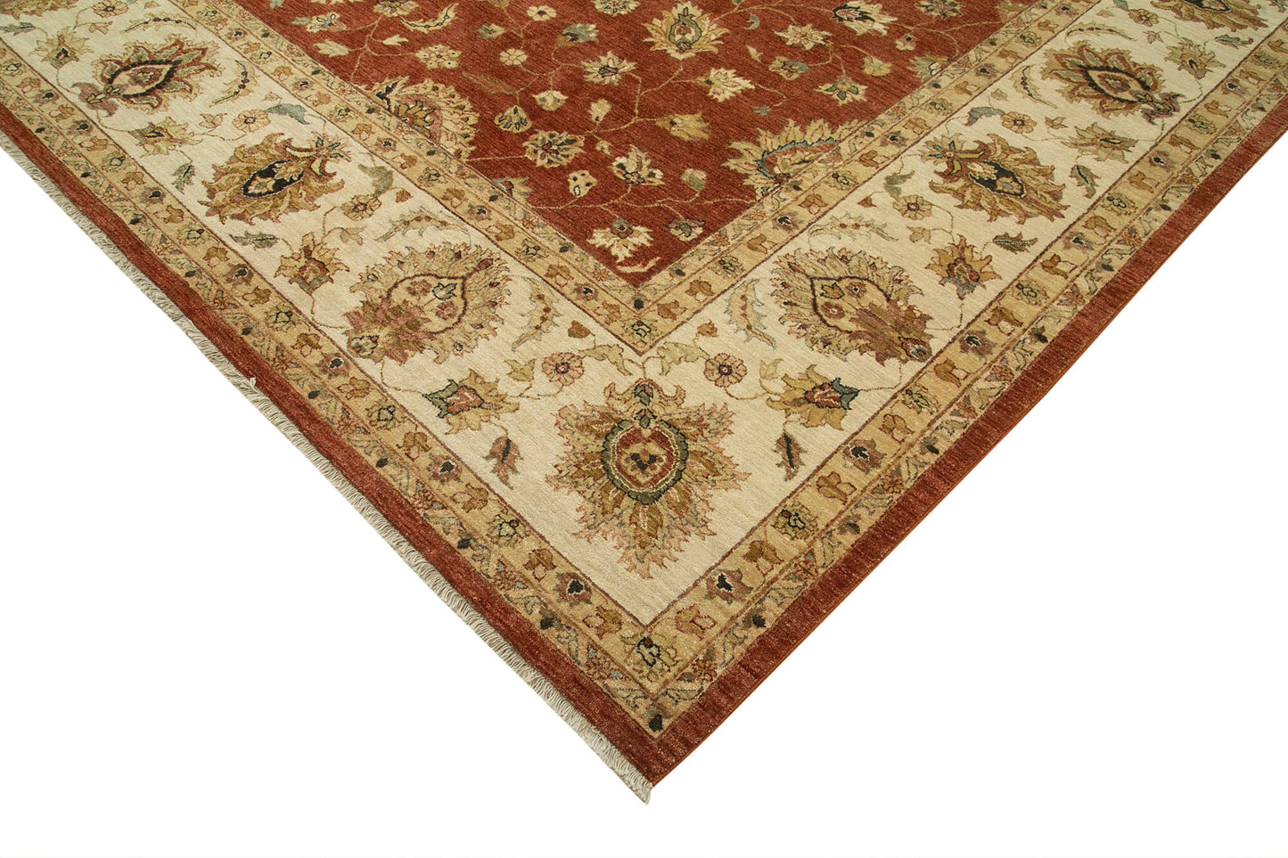 12x18 Beige Oushak Rug - 35940